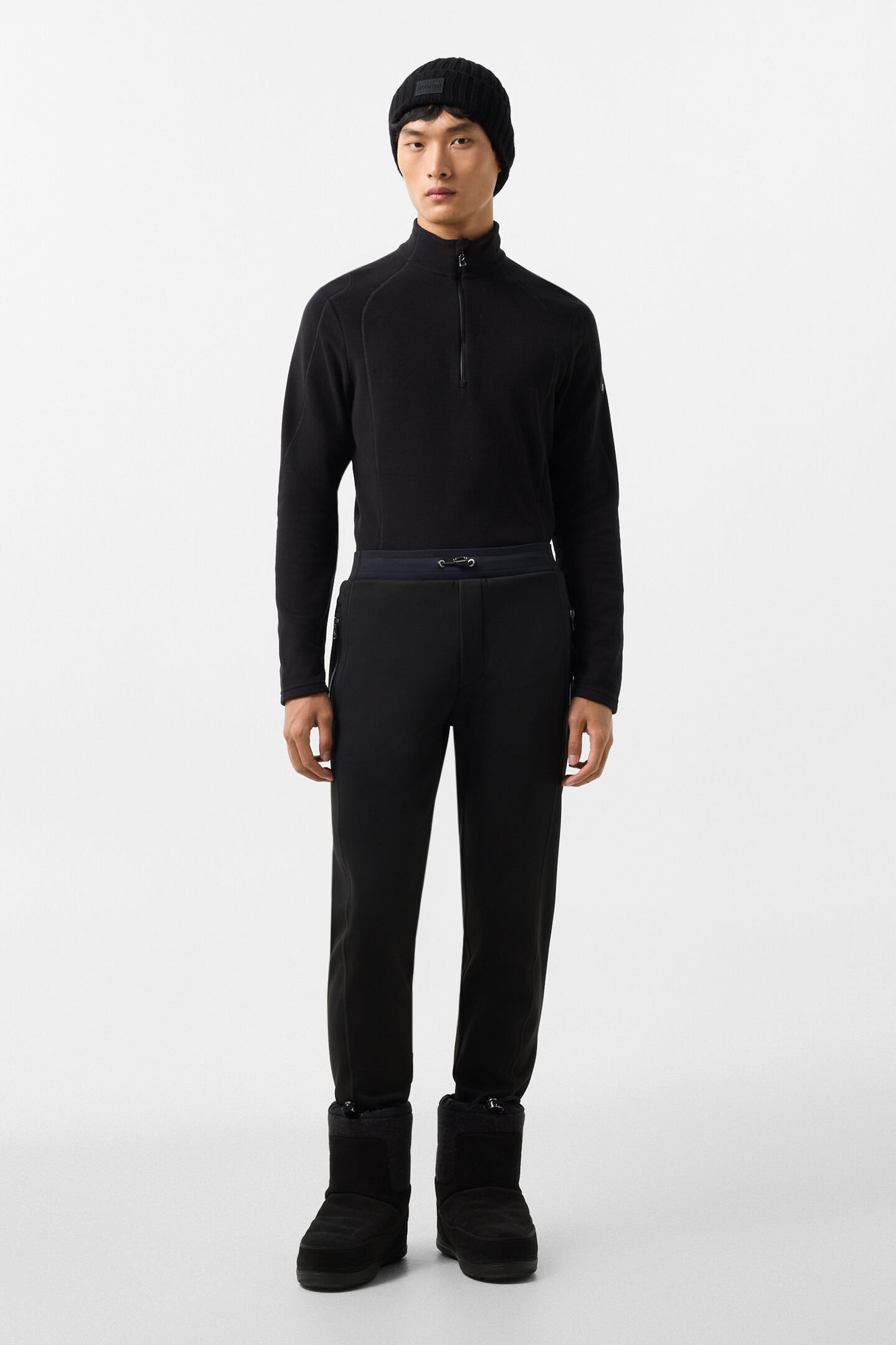 Harry Fleece Base Layer Black