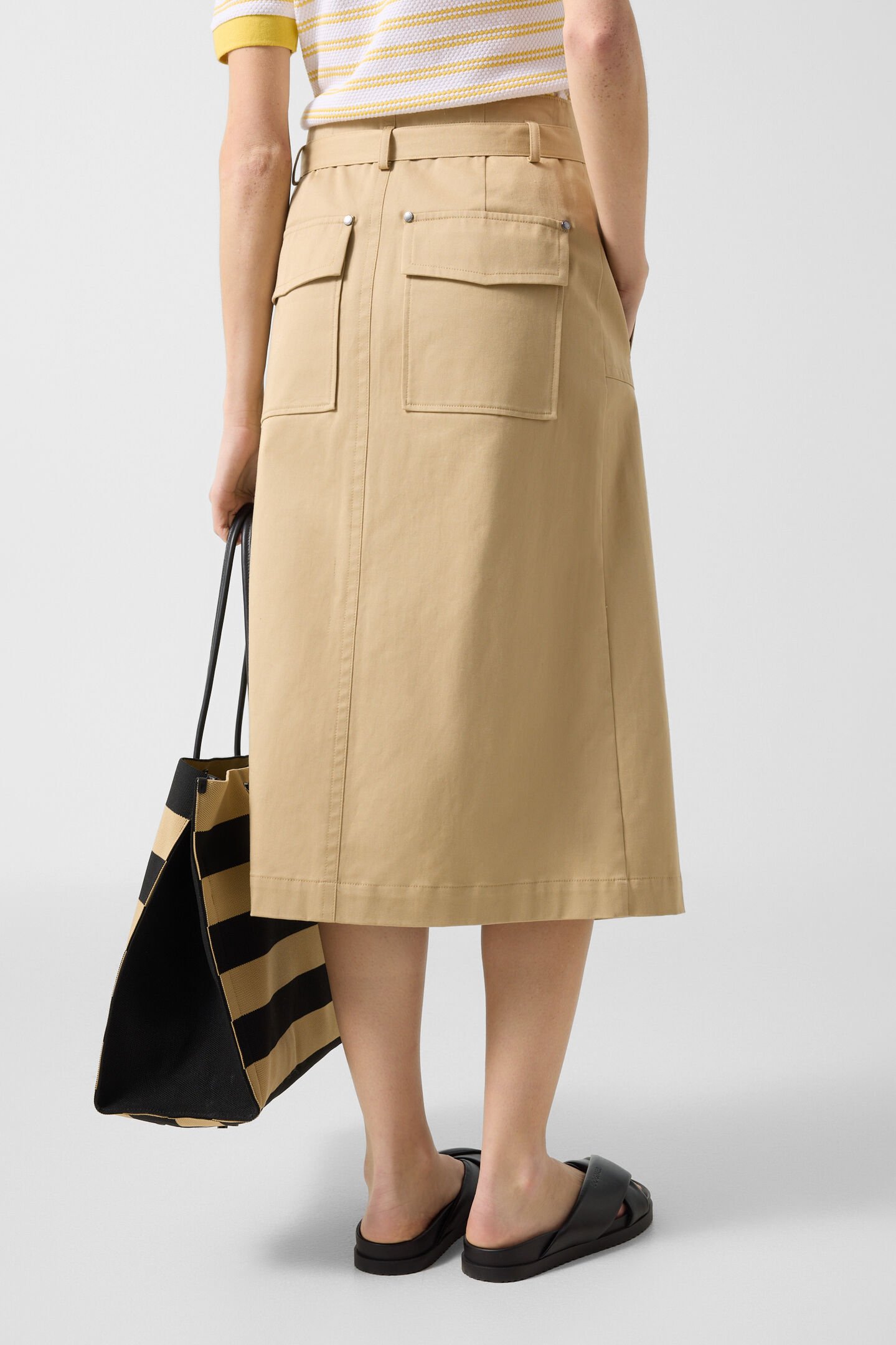Jocy wrap skirt Camel