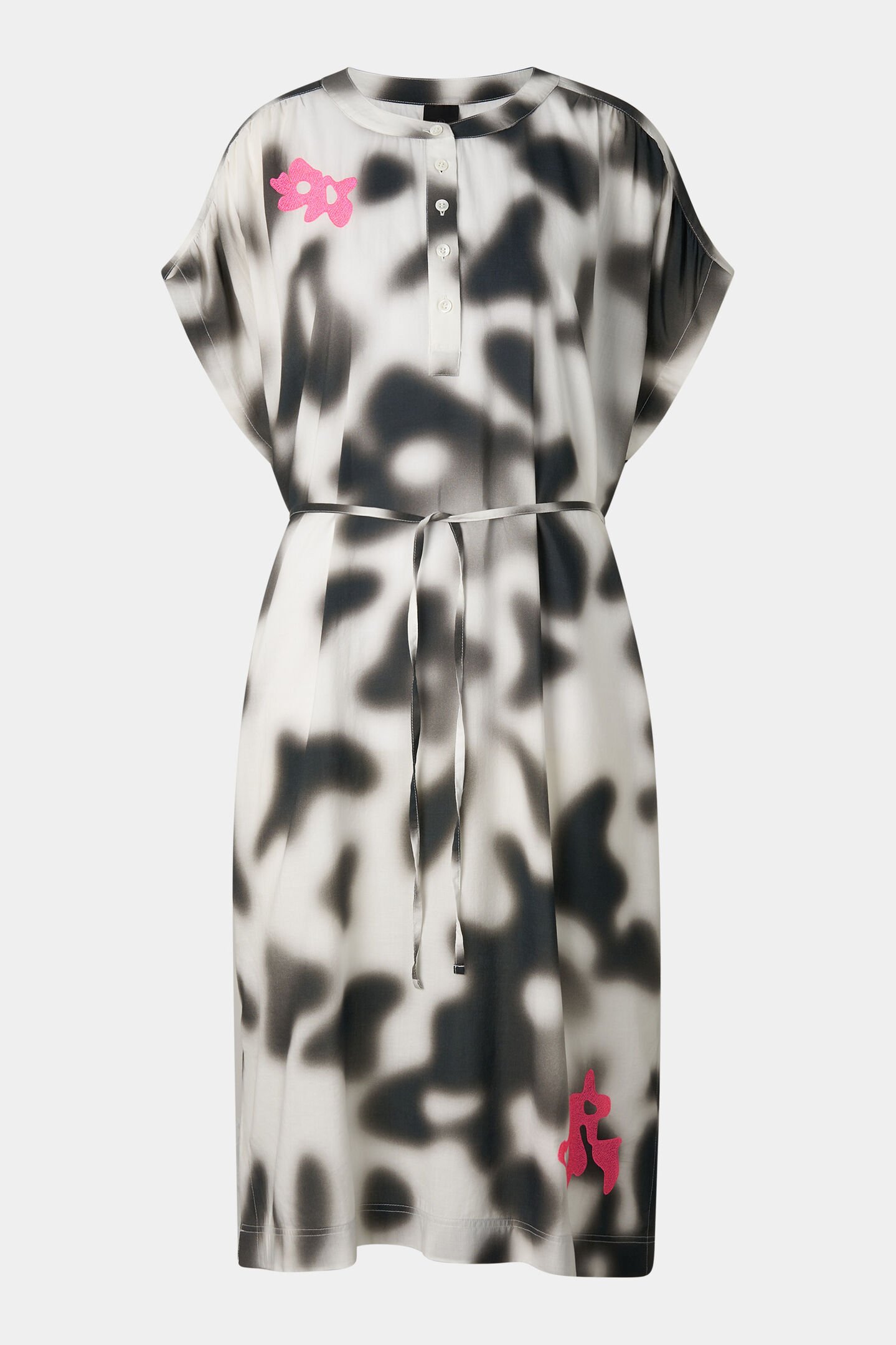 Tonia jurk Zwart/wit