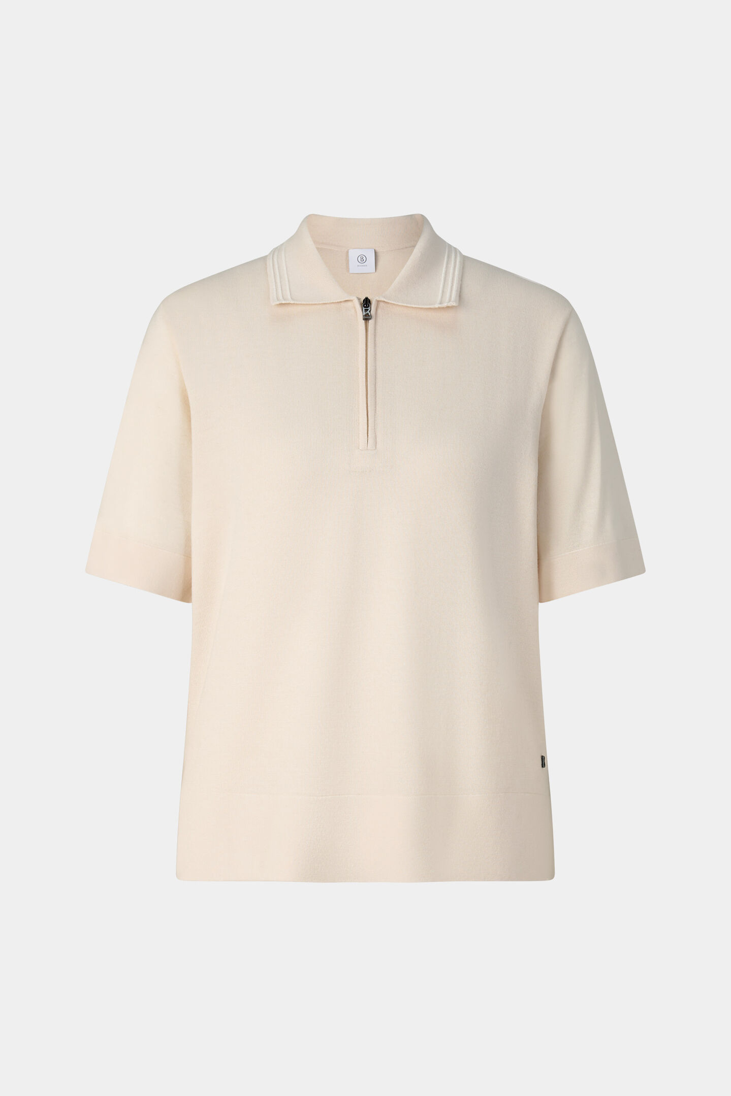 Maureen virgin wool polo shirt Cream