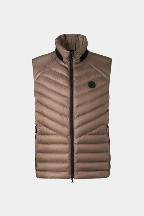 Lasse lightweight down waistcoat Mud
