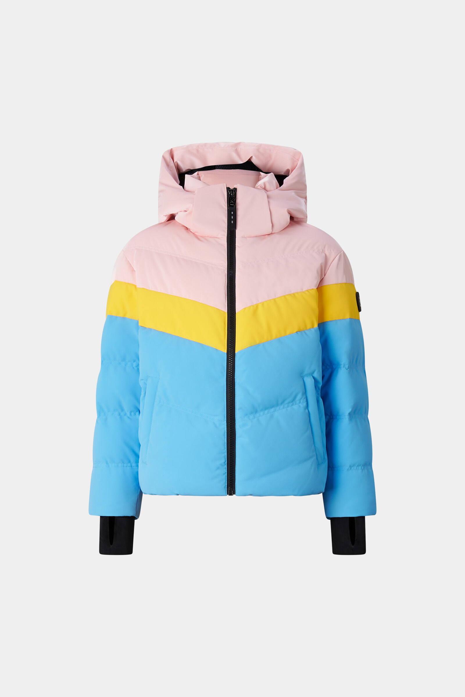 Cosima Children's Down Ski Jacket Cyan/Blue/Pink/Yellow