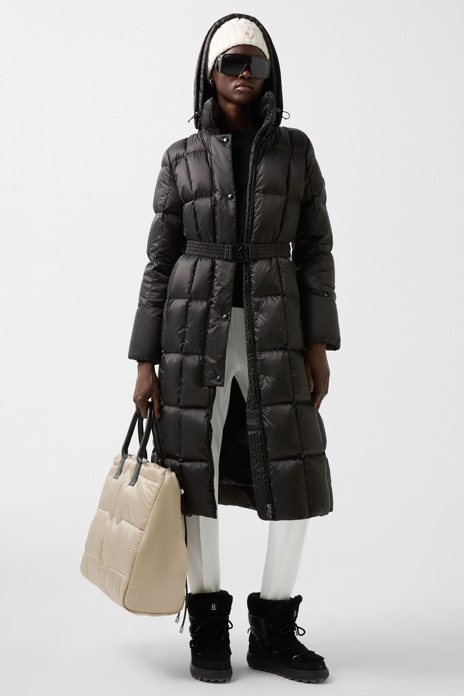 Bogner long down coat hotsell