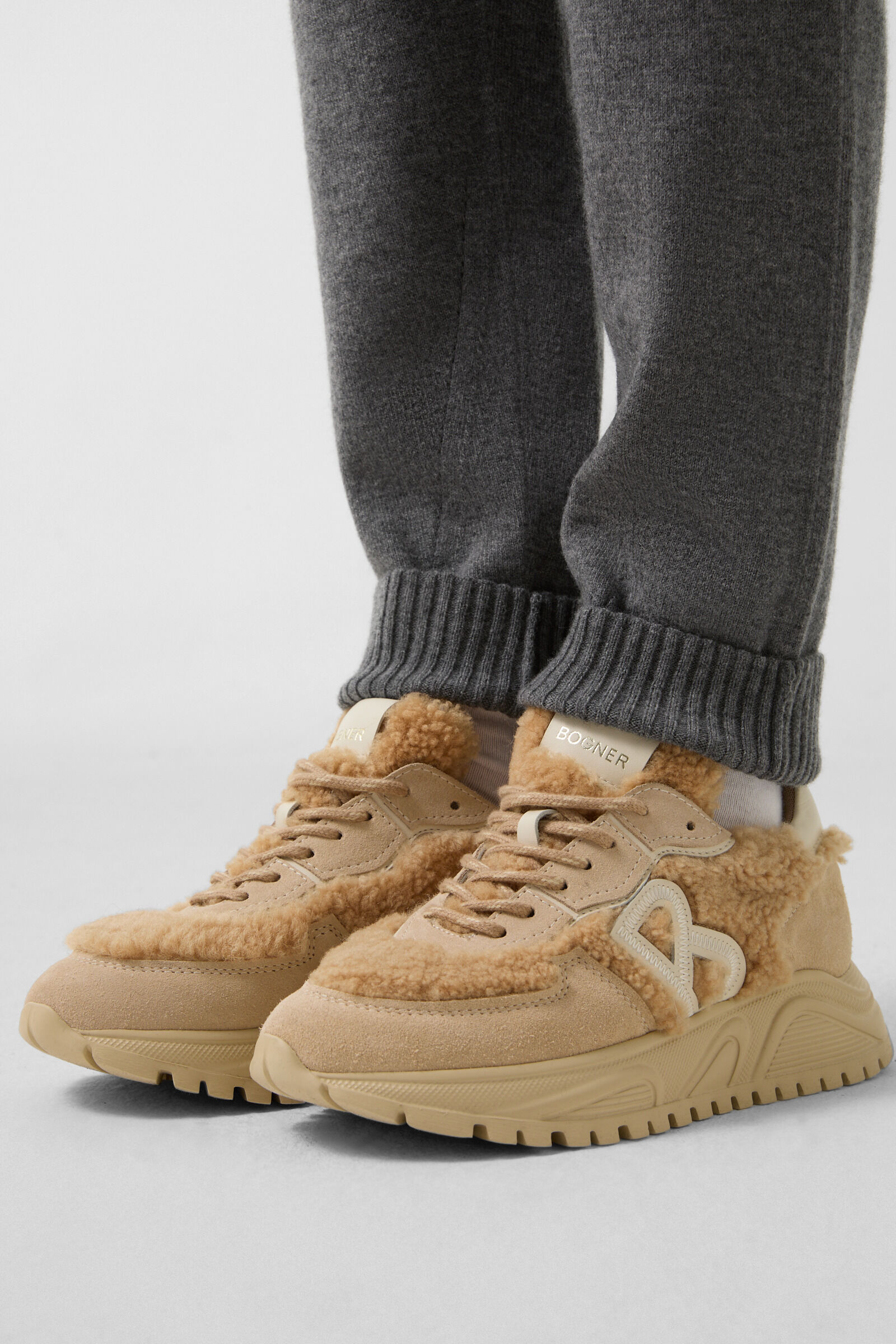 Knitted trousers Lily Anthracite