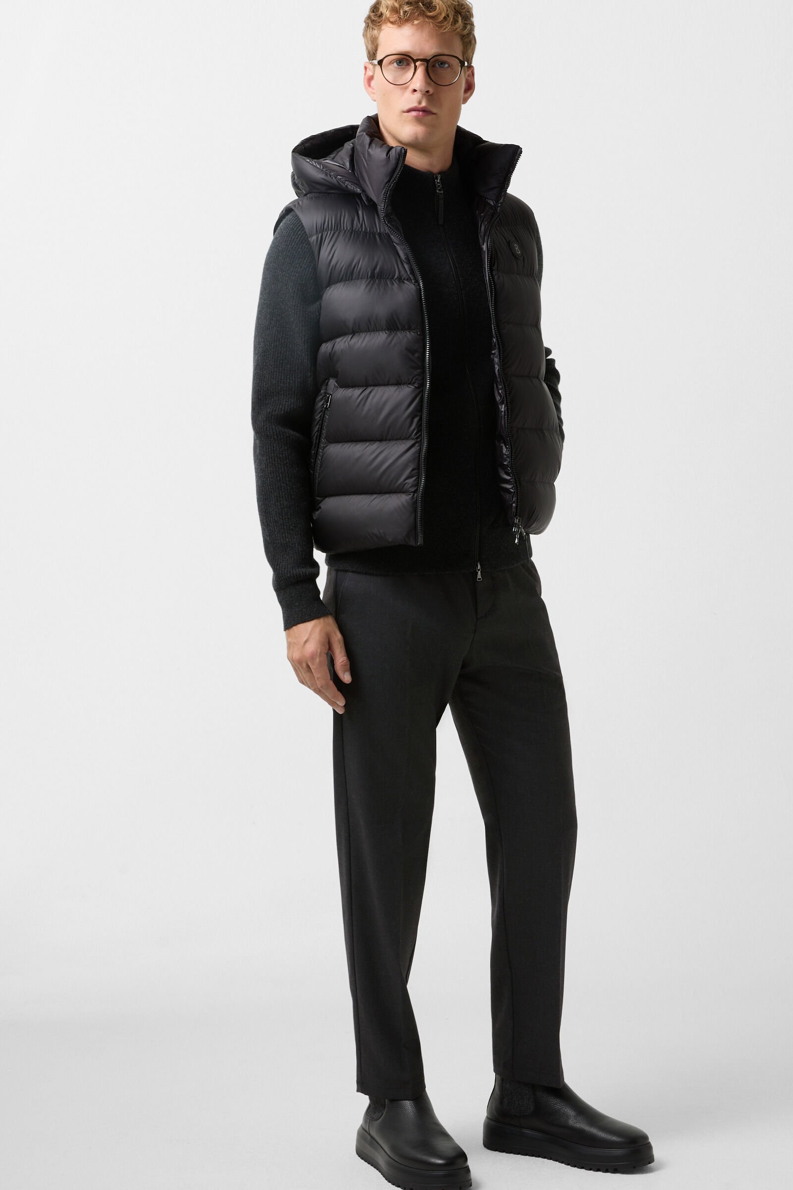 Pantalon &agrave; pinces Marcus Anthracite