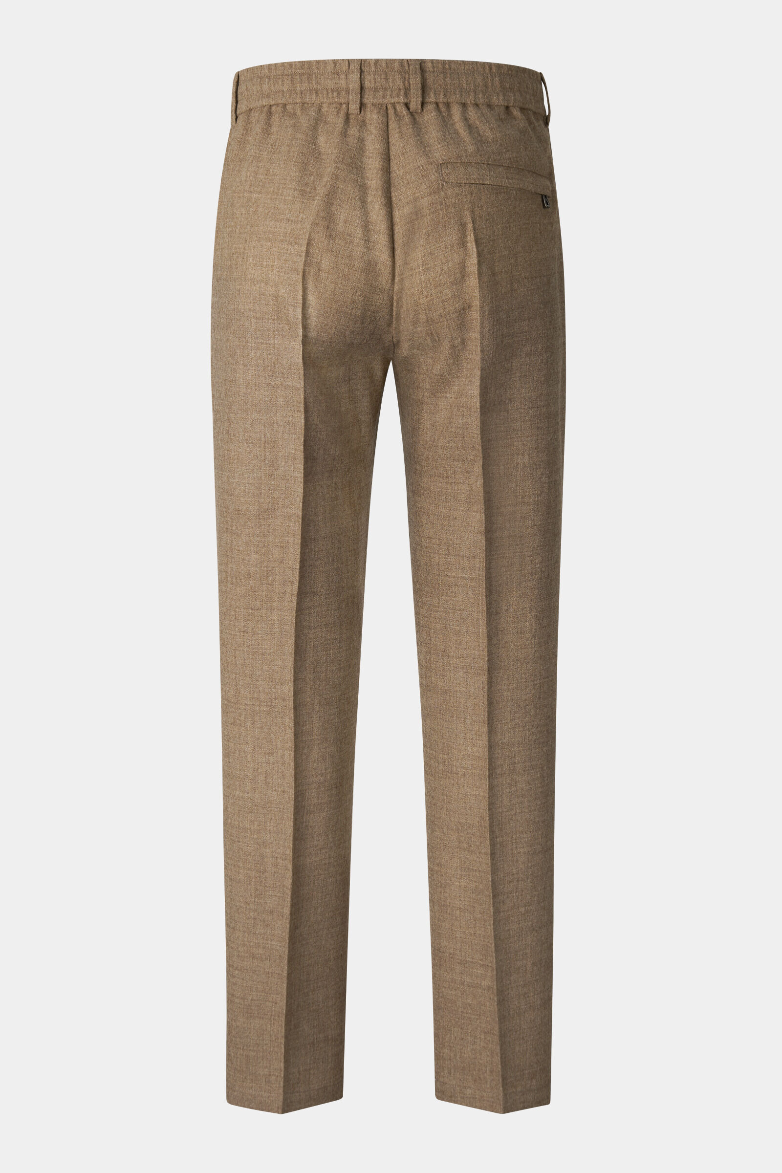 Marcus virgin wool blend trousers Brown
