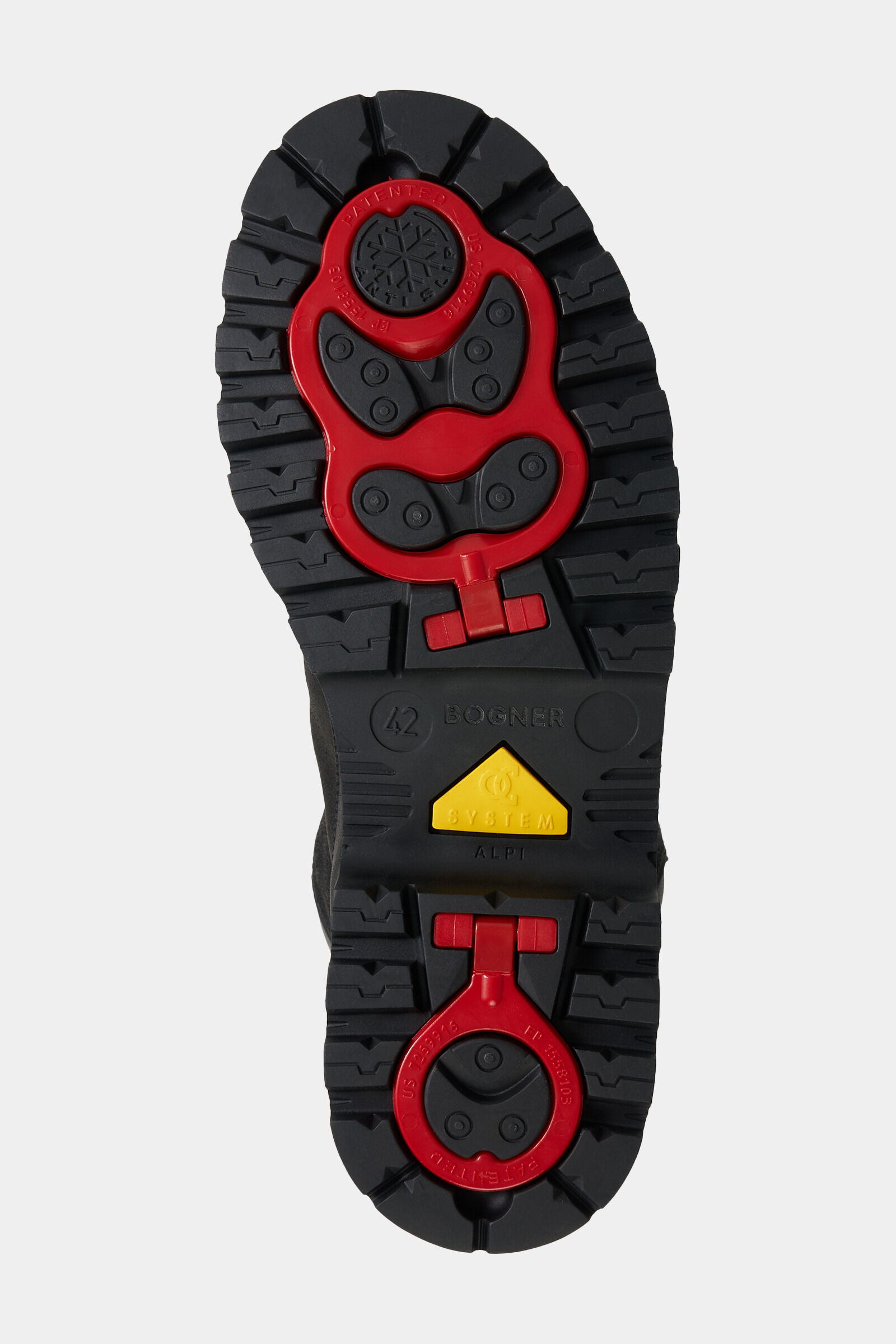 Mid Boots Helsinki with spikes Black