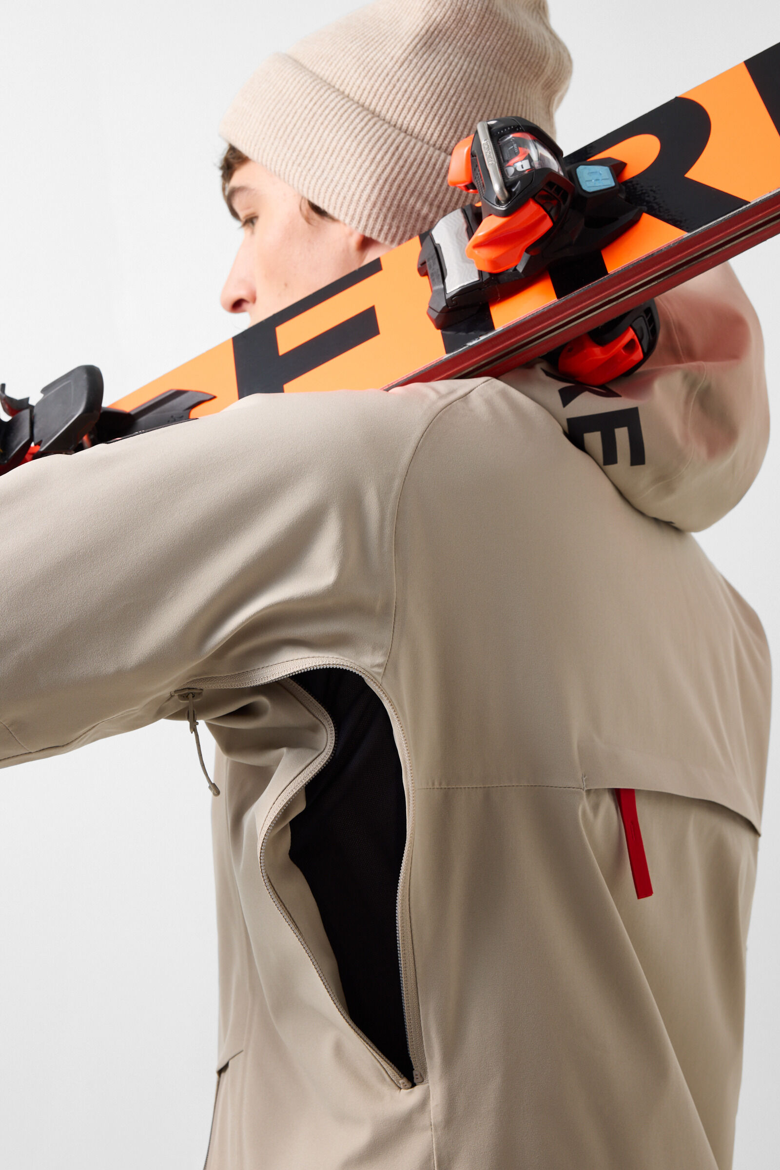 Skijacke Eason Beige