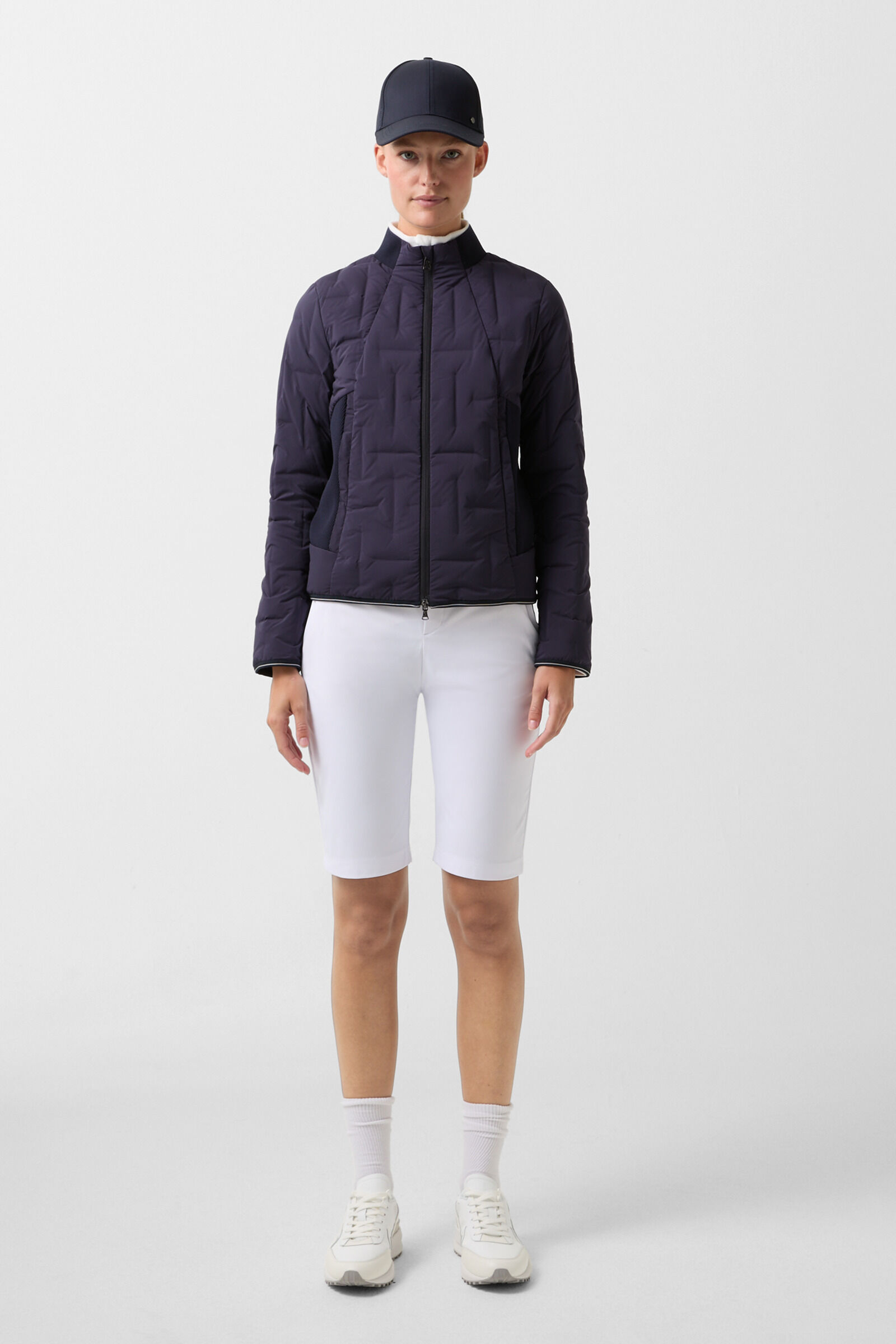 Jina lightweight down jacket Navy blue