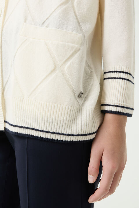 Cardigan Cherry Cream Cardigan Cherry Cream