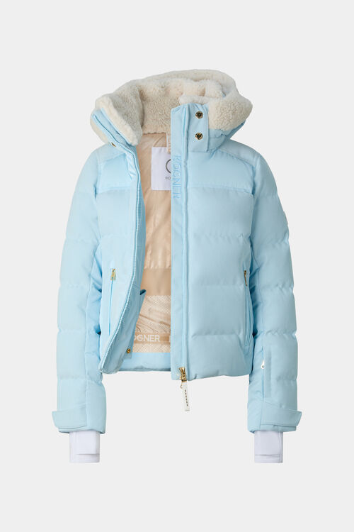 Minu Cord Down Ski Jacket Light blue