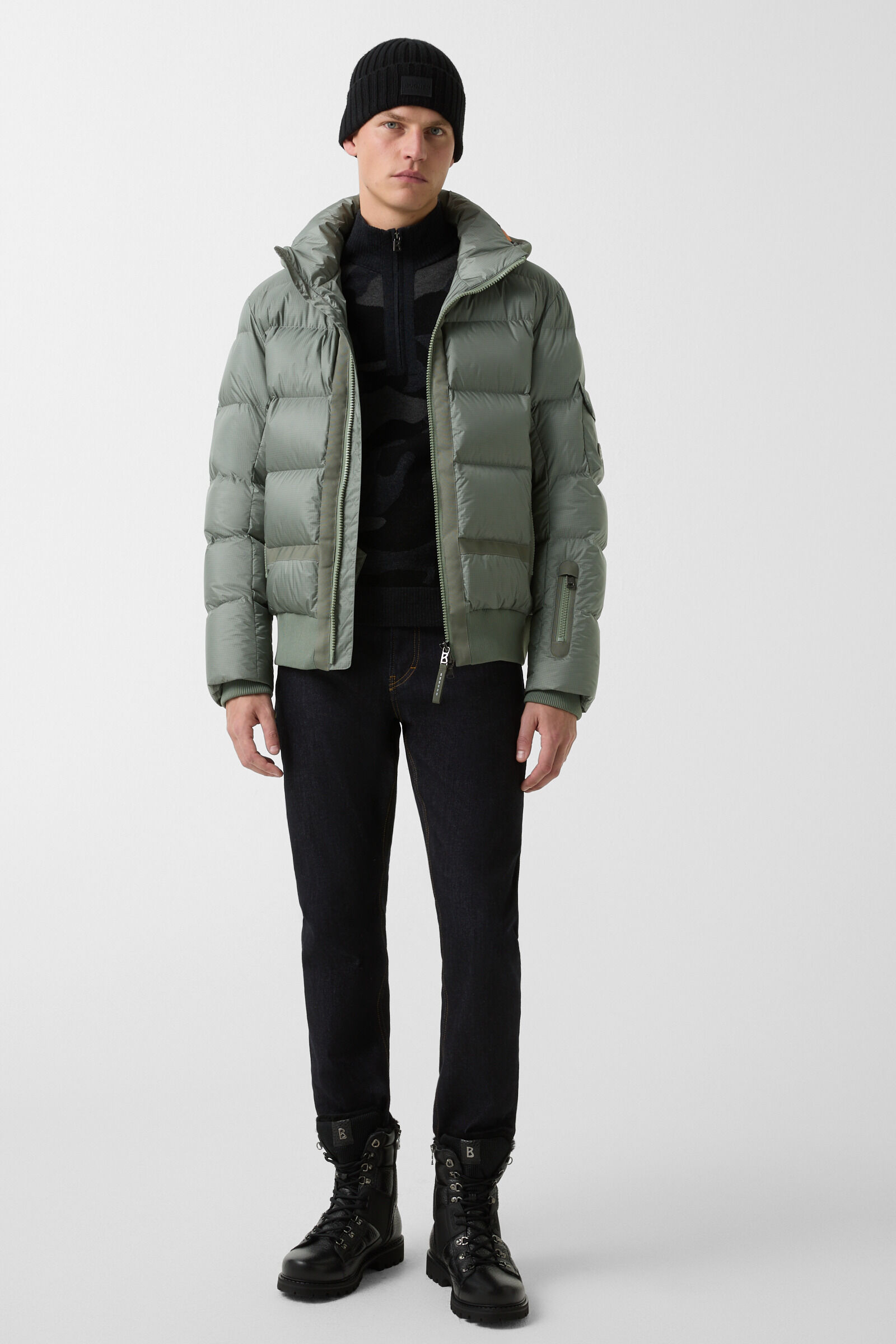 Knitted Troyer Reso Anthracite/black