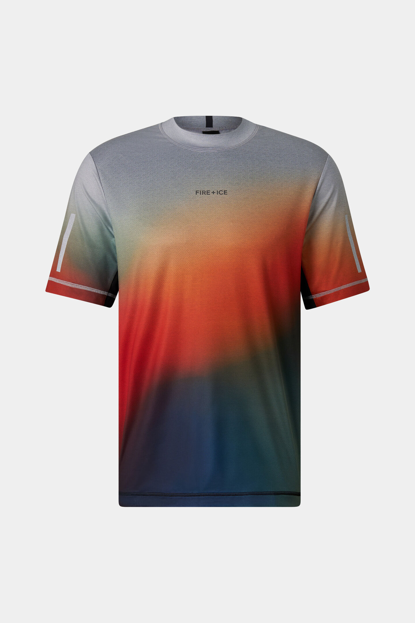 Funktionsshirt Balduin Grau/Orange/Blau