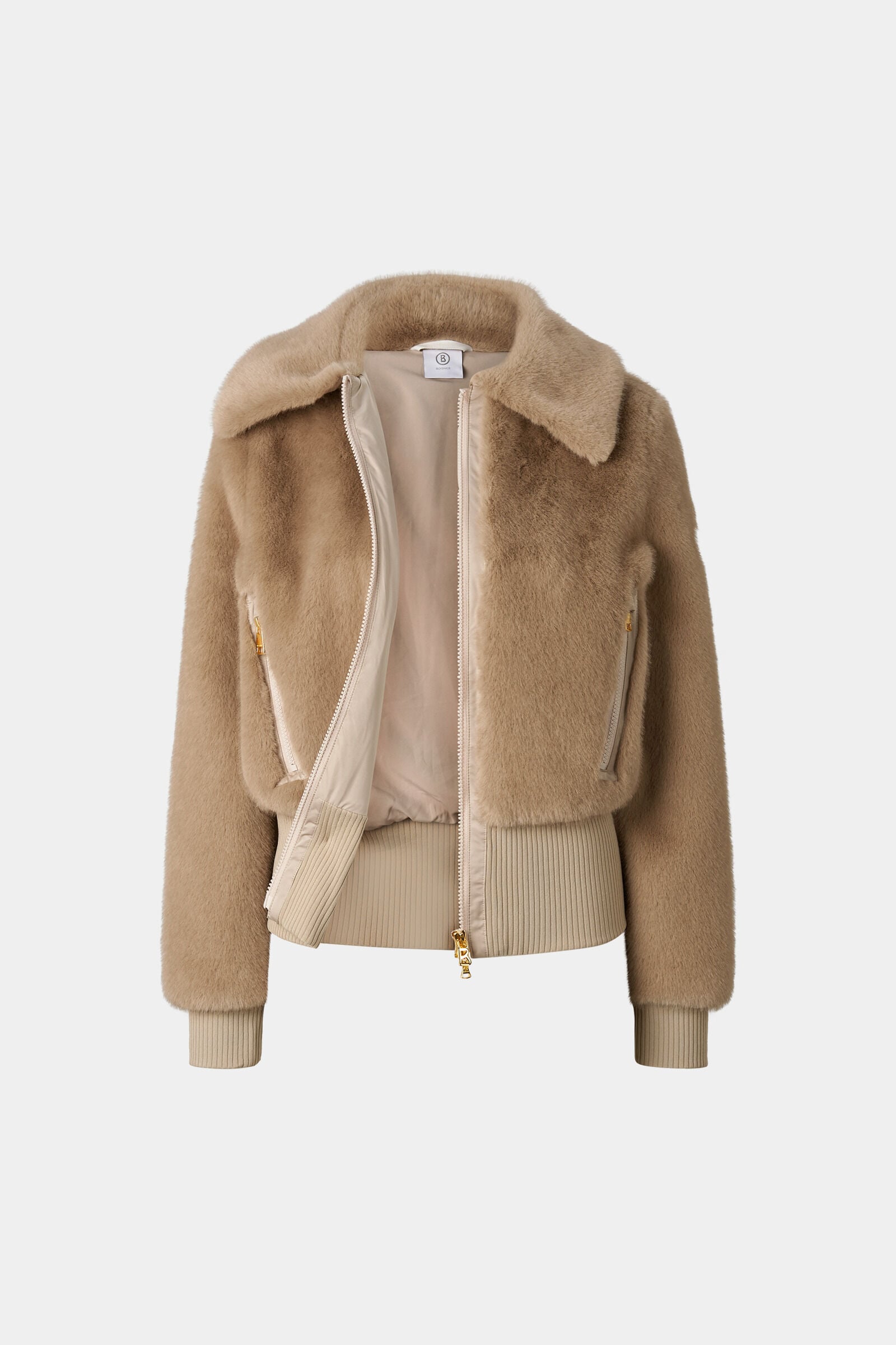 Faux-Fur-Jacke Jolyna Camel