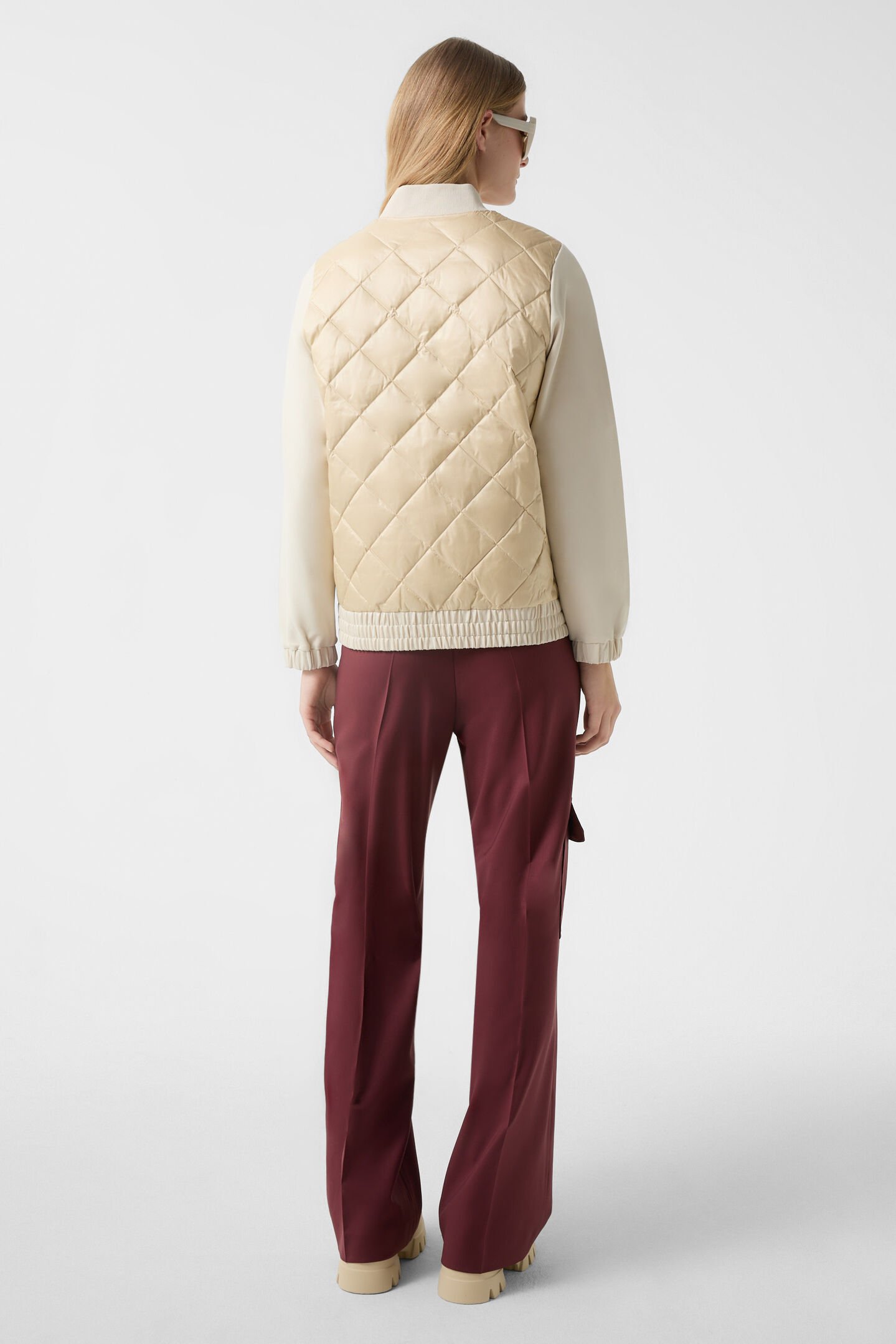 Hybrid-Collagejacke Aileen Beige
