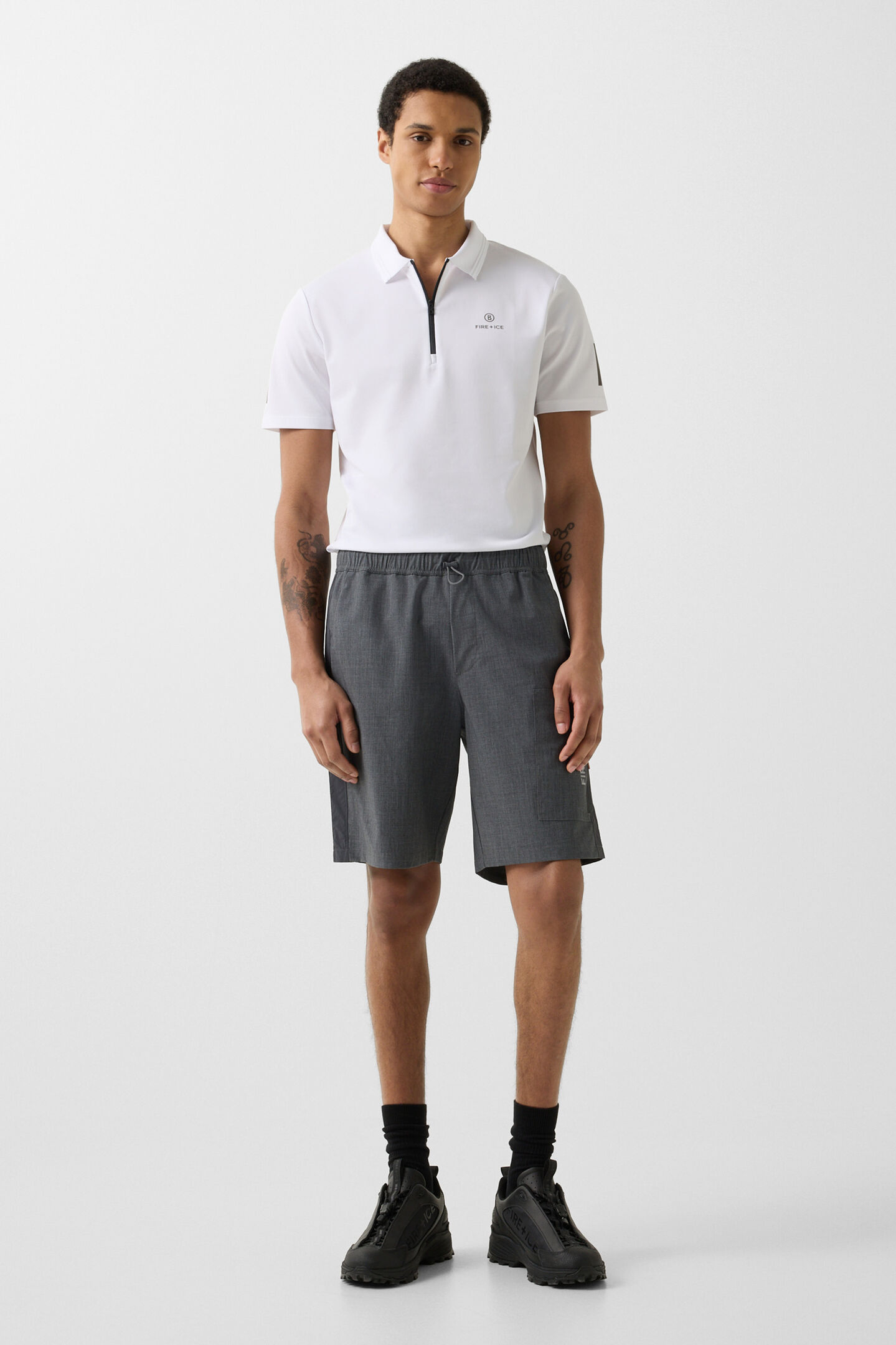 Funktions-Polo-Shirt Mikka Wei&szlig;