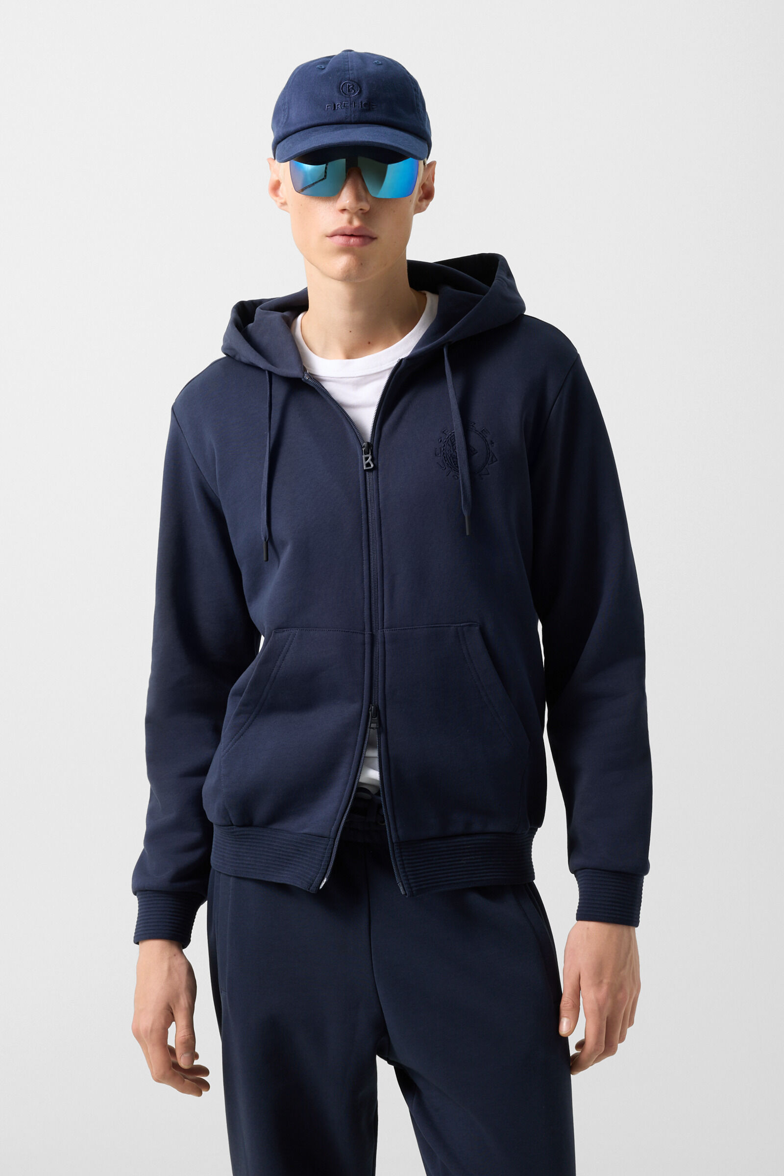 Filipo jersey jacket Dark blue