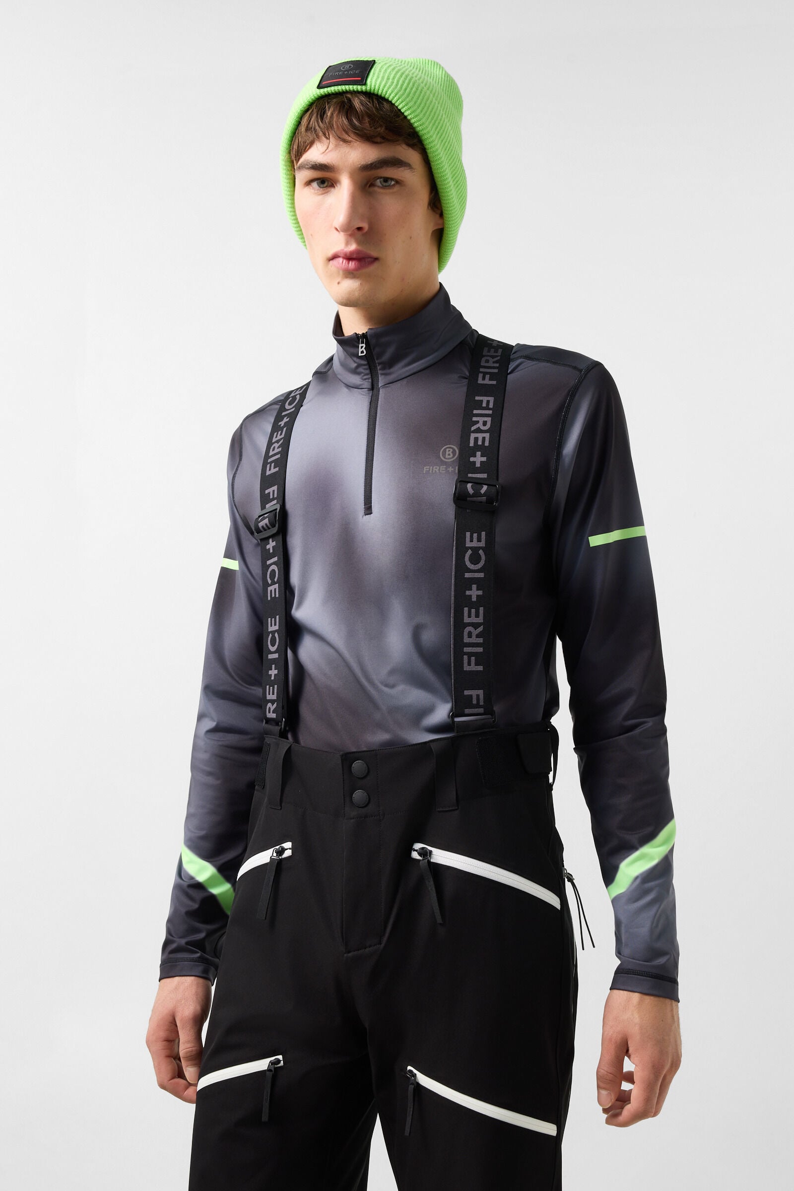 Tarius Ski Dungarees Black