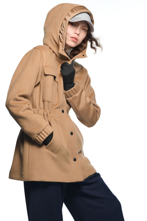 Doubleface-Mantel Imilia Camel