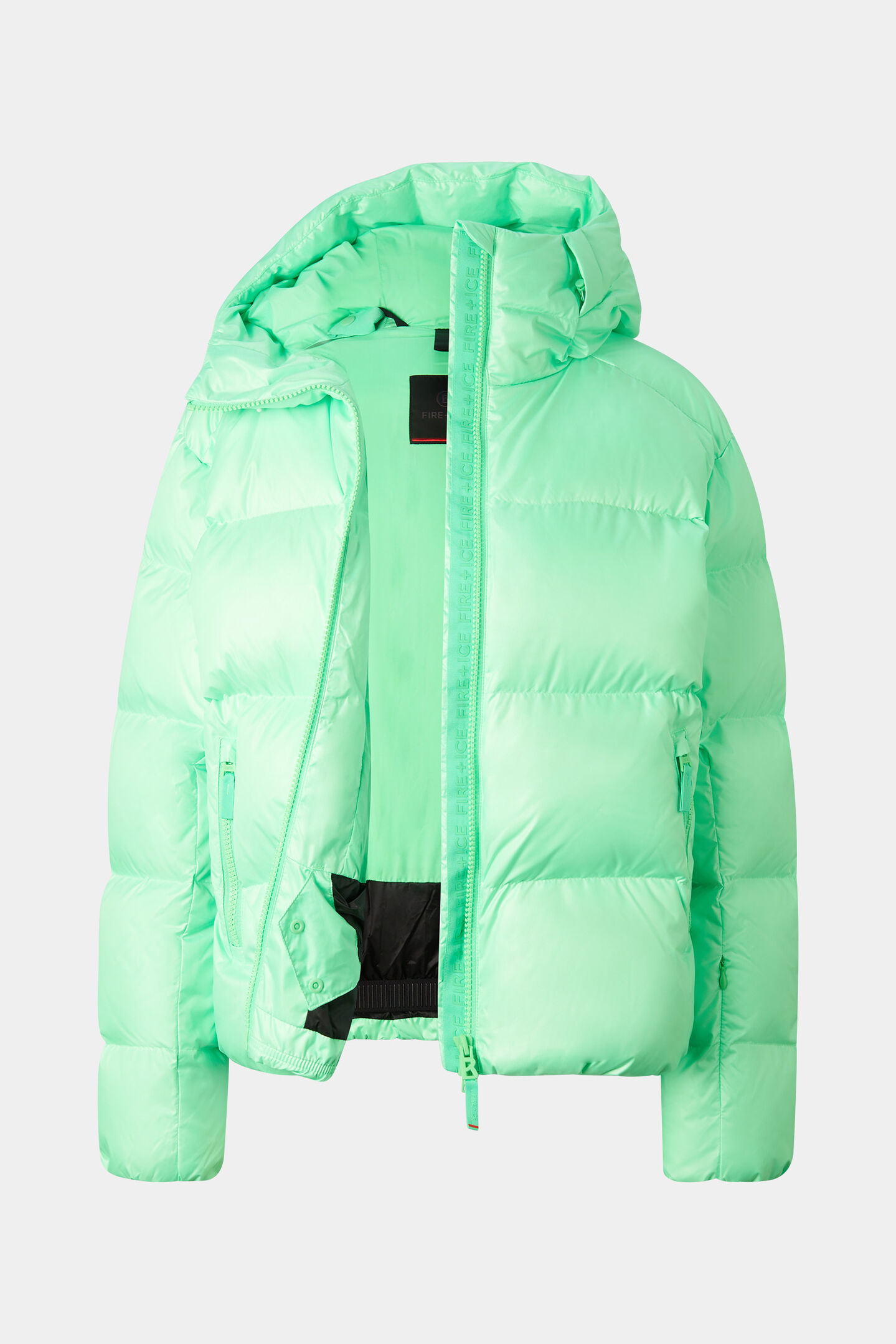 Ski-Daunenjacke Vally Neon-Gr&uuml;n