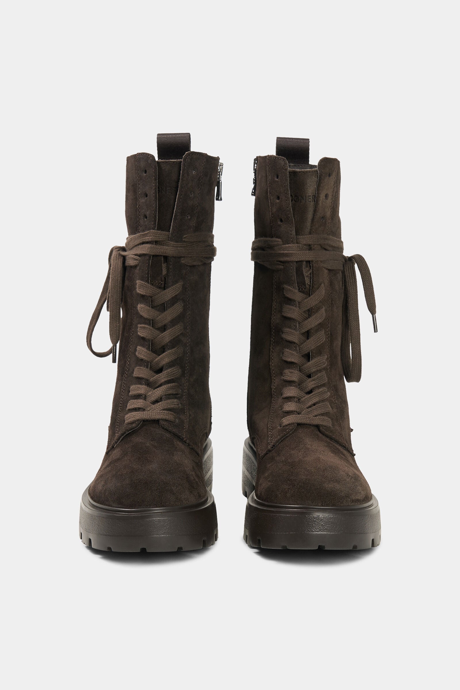 Schn&uuml;rboots Riga Dunkelbraun