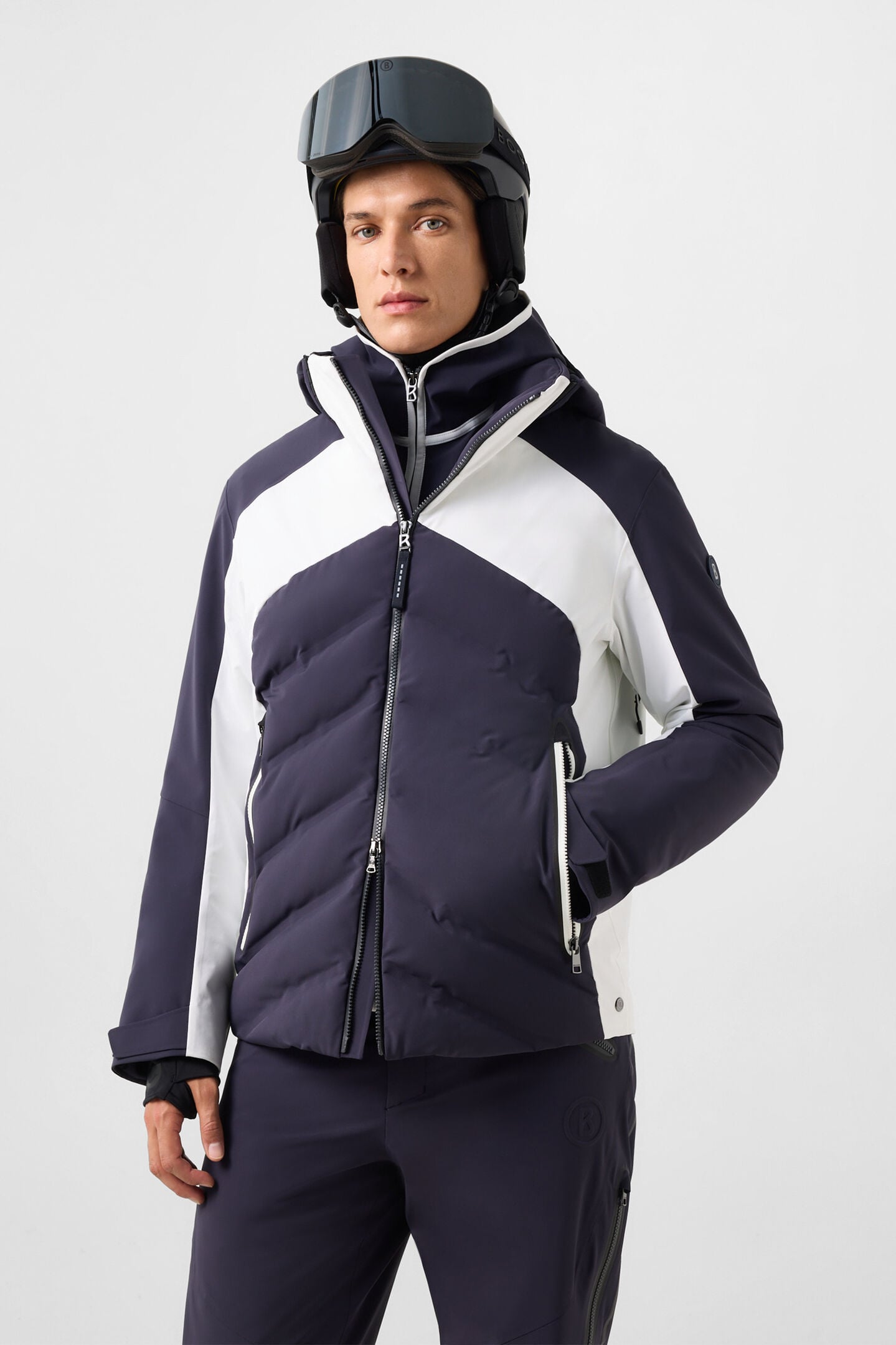 Bahri ski jacket Navy/White
