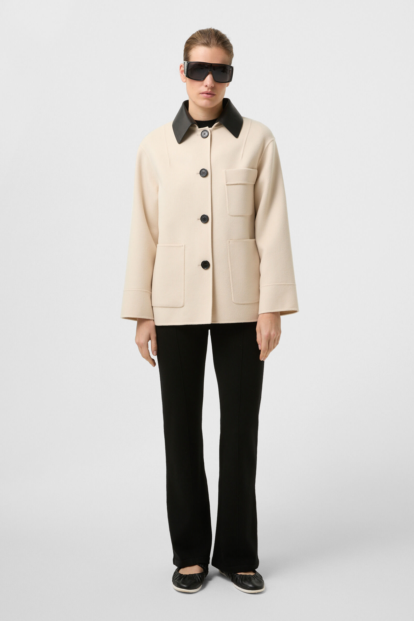 Doubleface jacket Cassidy Sand