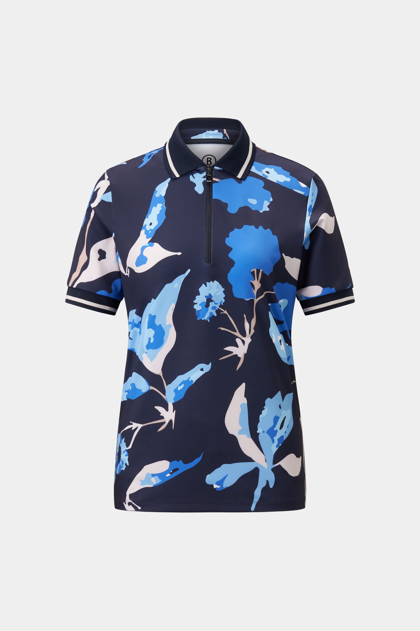 Calista functional short-sleeved top Navy blue/light blue
