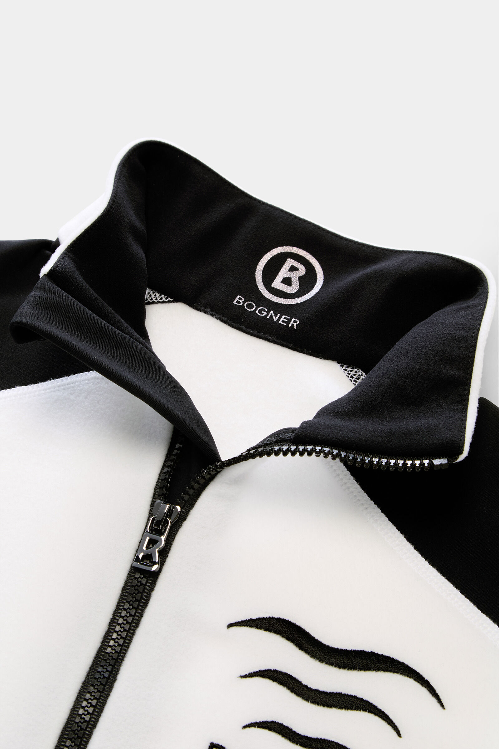 Kids' Bold Fleece Base Layer Off-white/black
