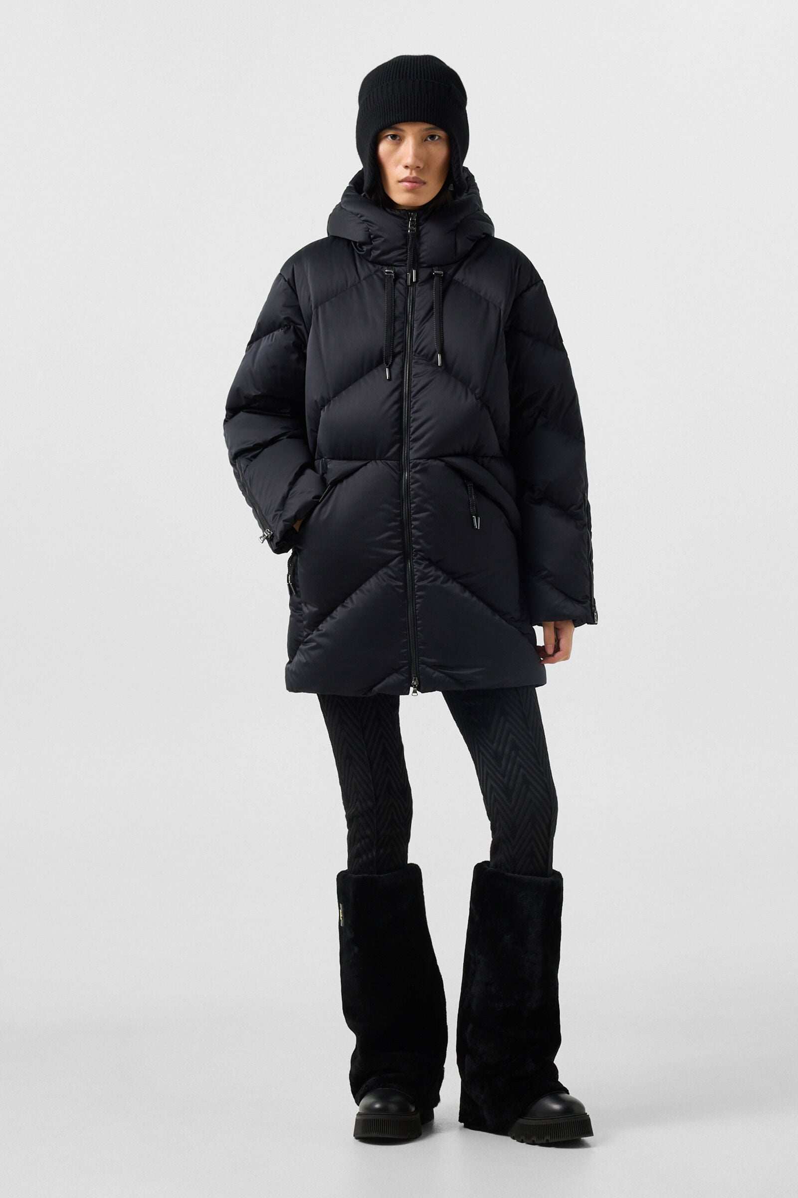Daunenparka Glenda Schwarz