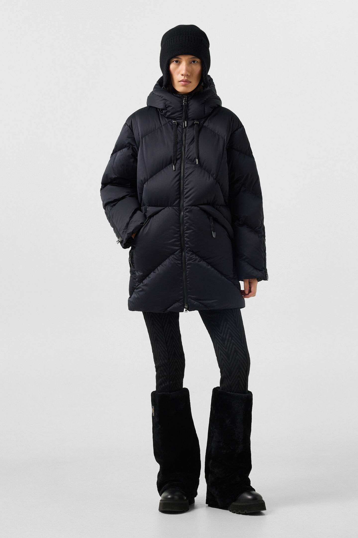 Glenda Down Parka Black