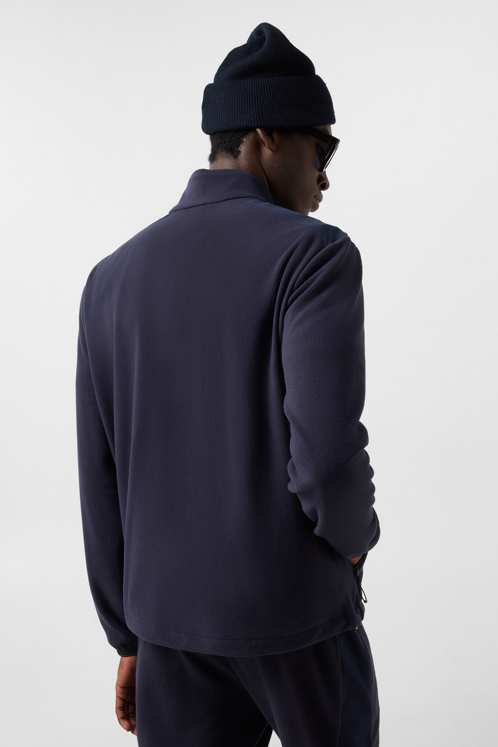 Josh mid-layer fleece jacket Navy