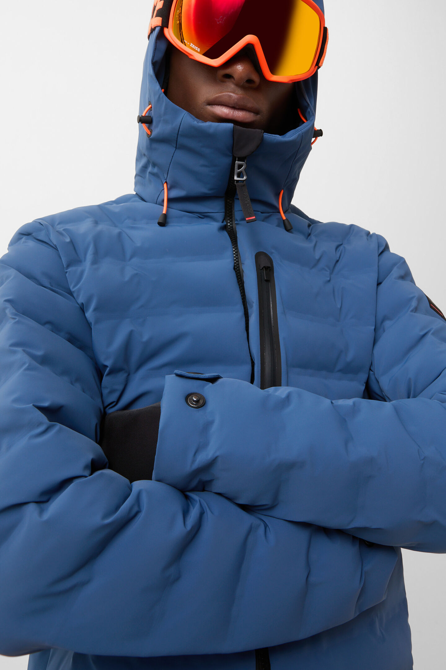 York quilted jacket Blue