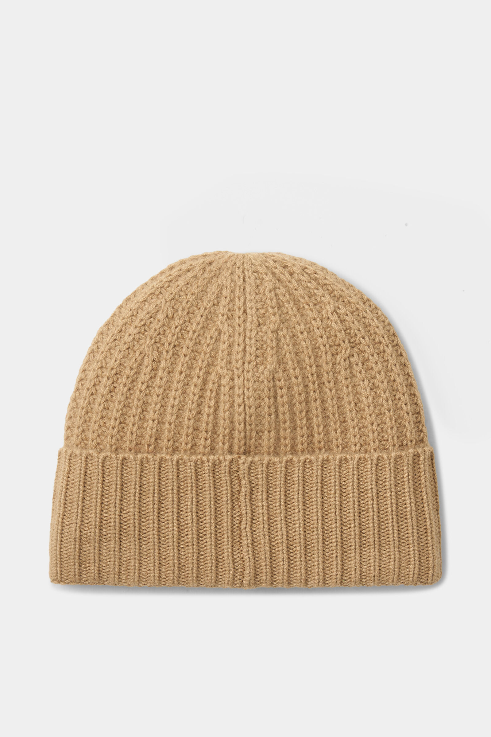 Rex knitted cashmere hat Beige