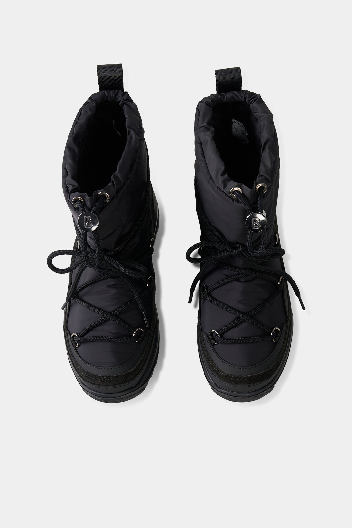 Snow boots Alta Badia with spikes Black