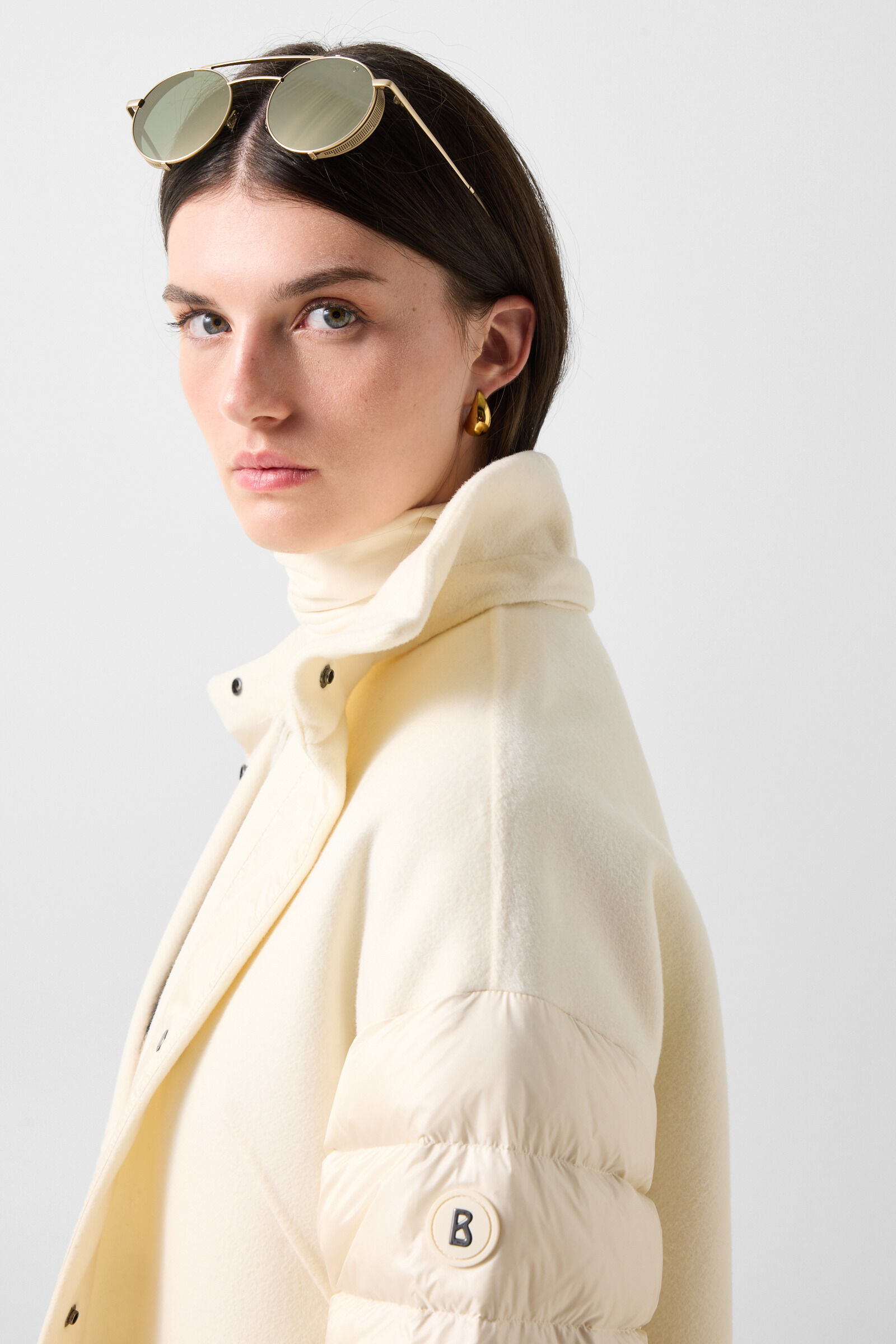 Trisha double-faced down coat Off-White