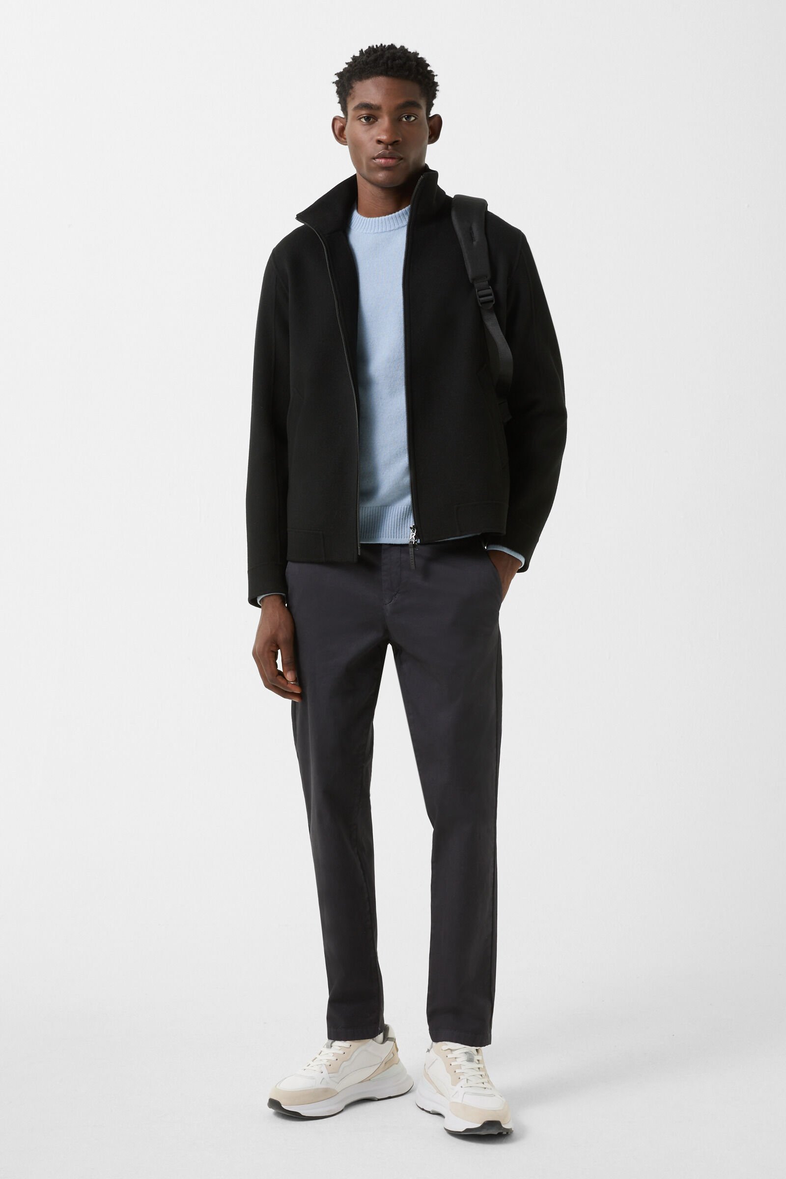 Brendon cashmere sweater Light blue