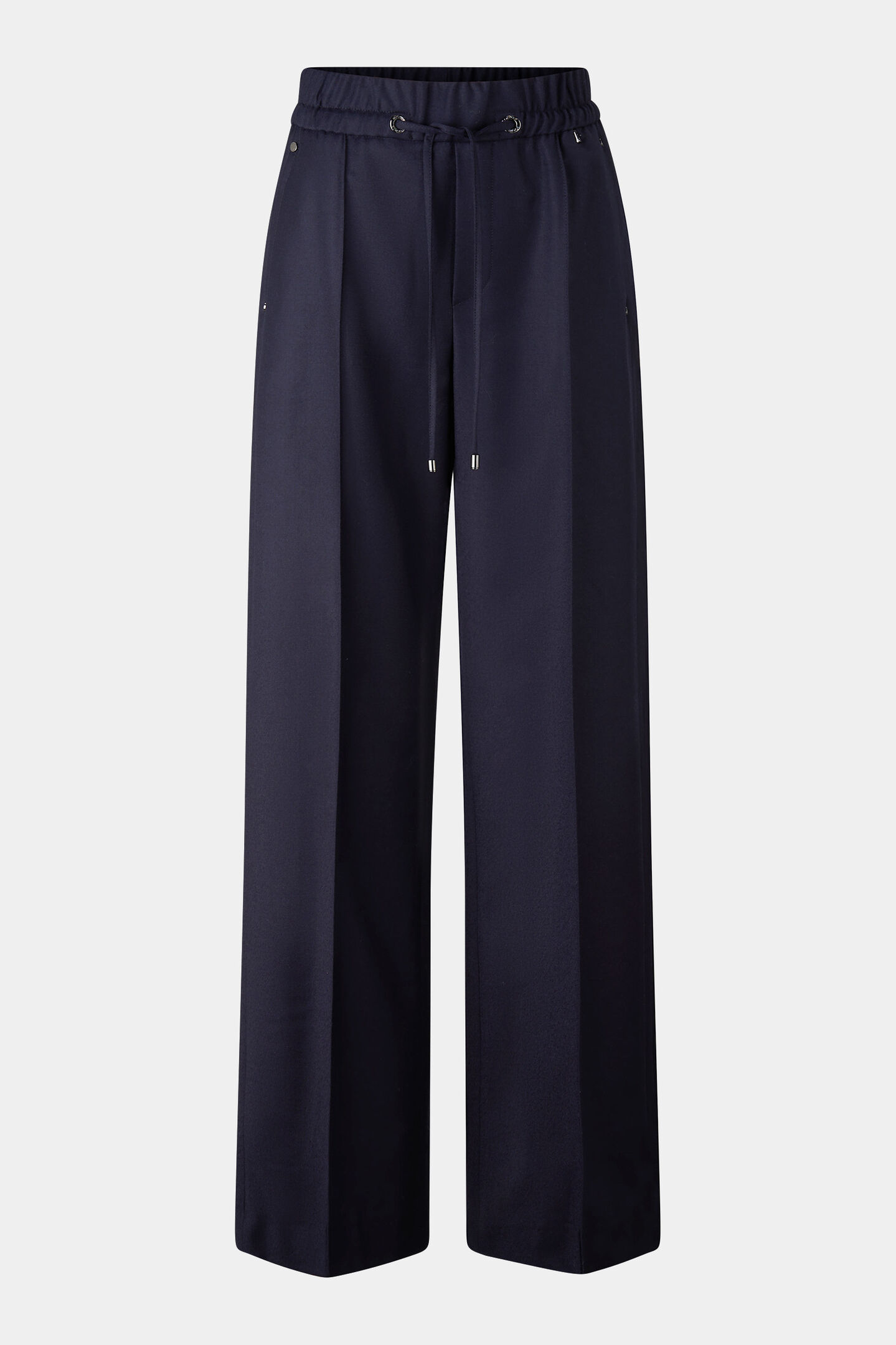 Flanell-Hose Ella Navy-Blau