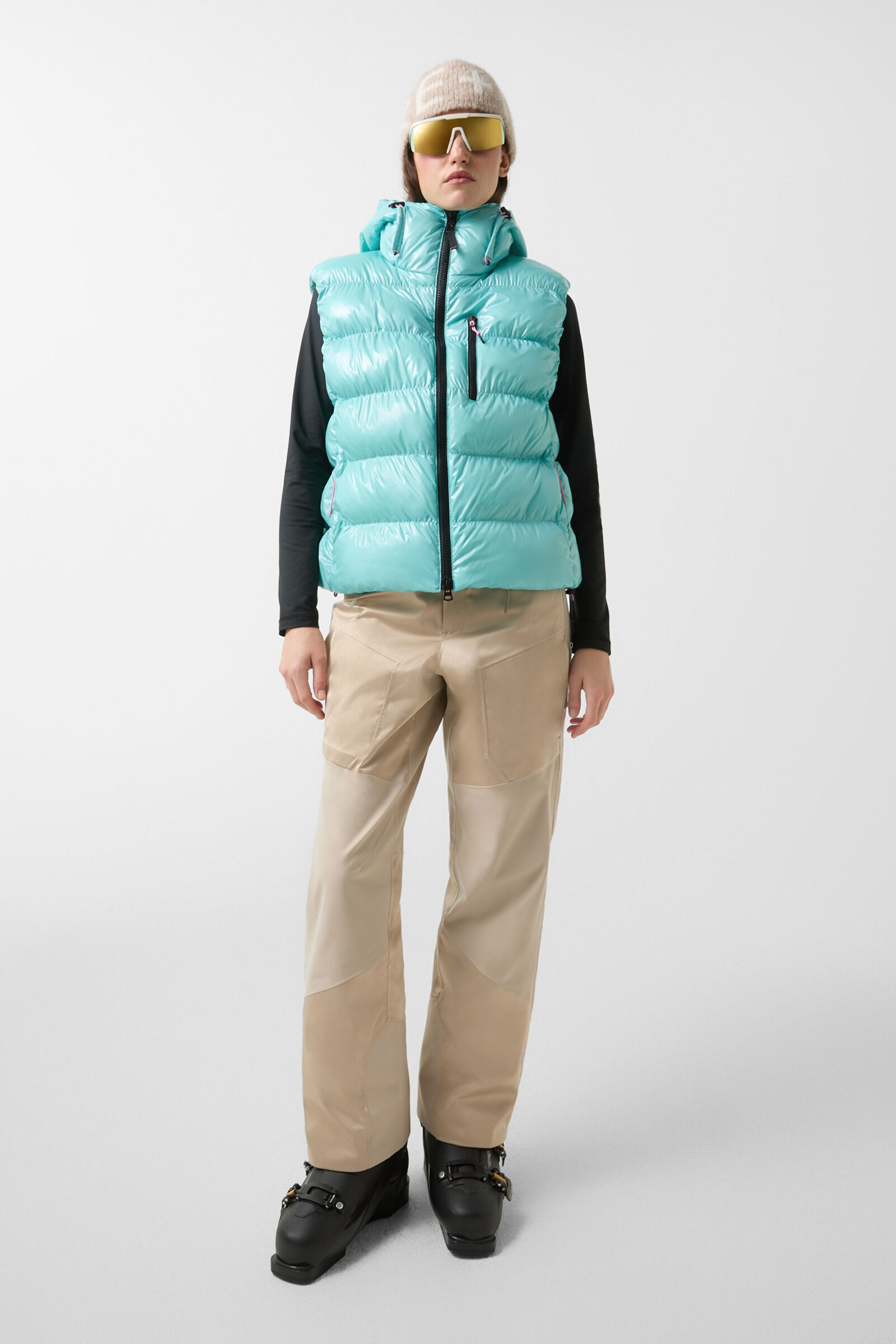 Naima quilted waistcoat Ice blue