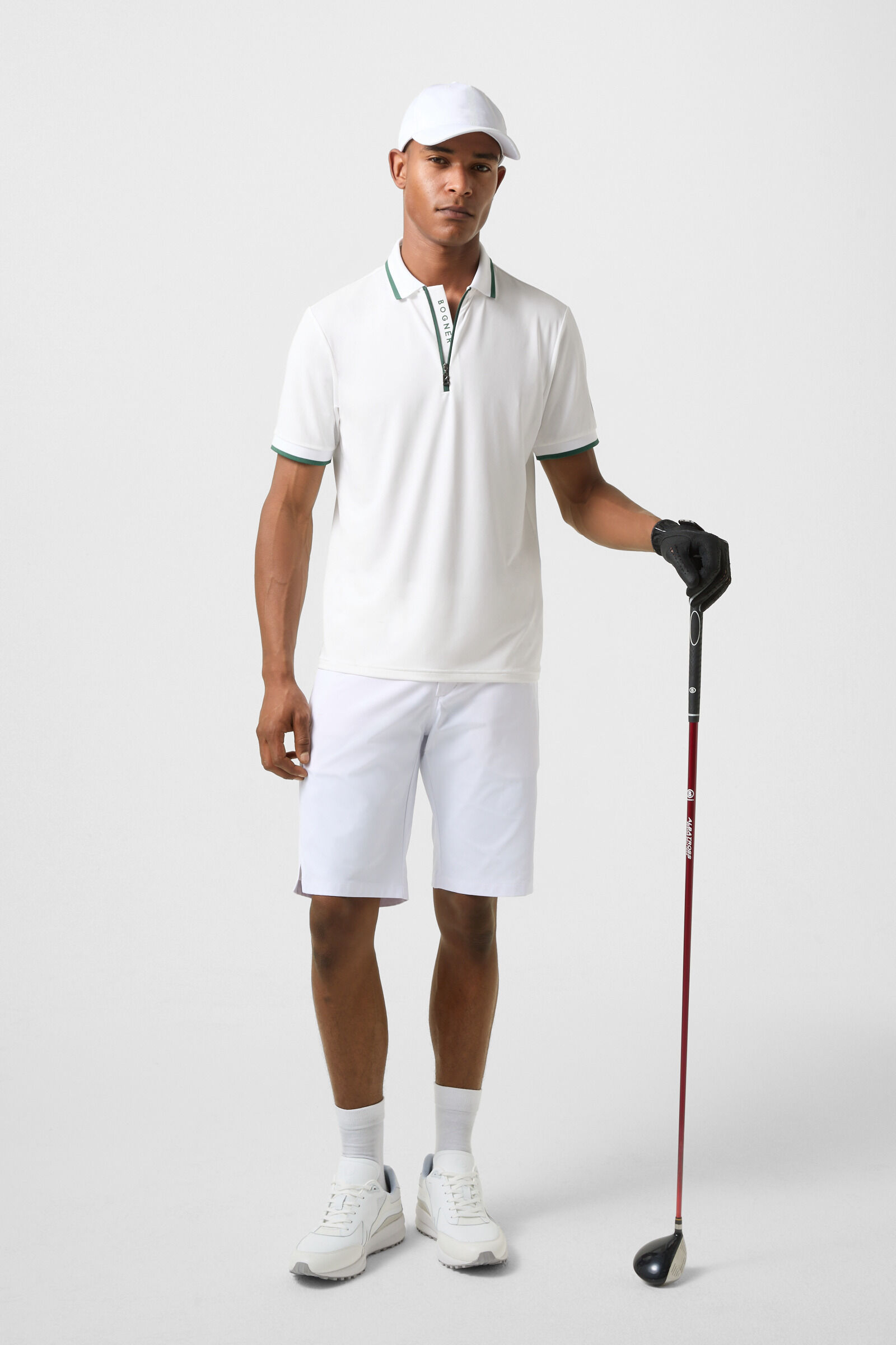 Funktions-Polo-Shirt Cody Wei&szlig;