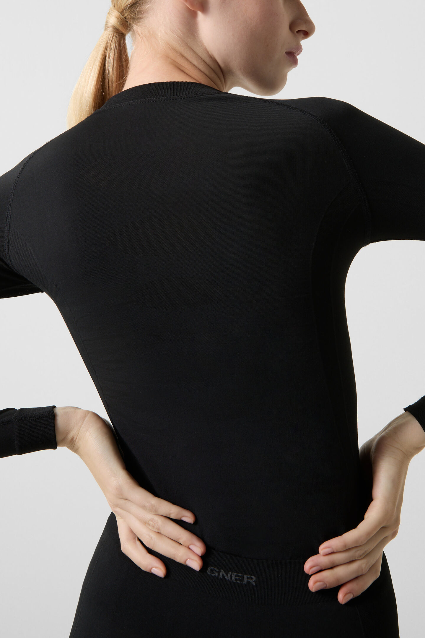 Funktions-Longsleeve NA551 Schwarz
