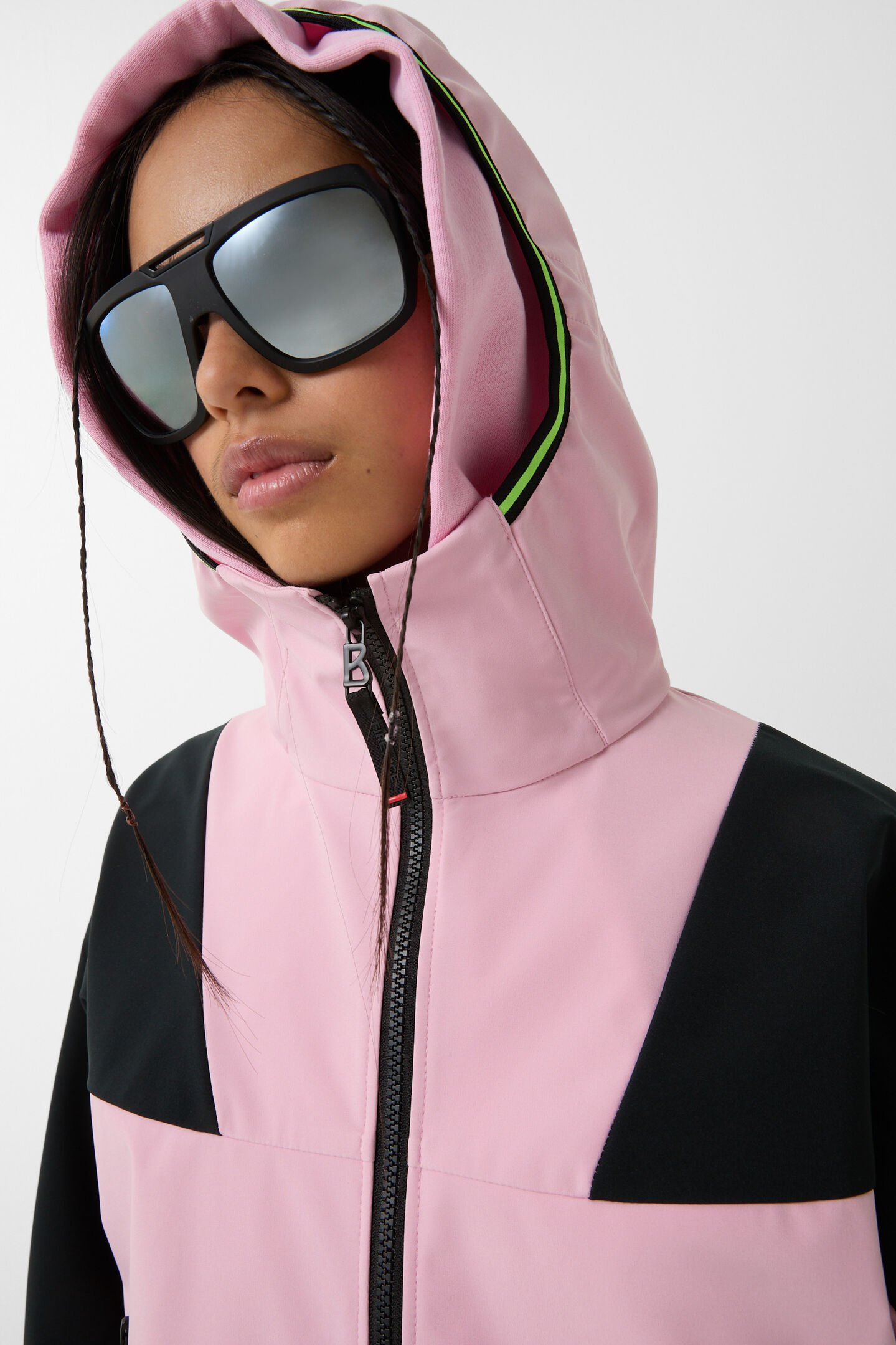 Leska softshell jacket Pink/black