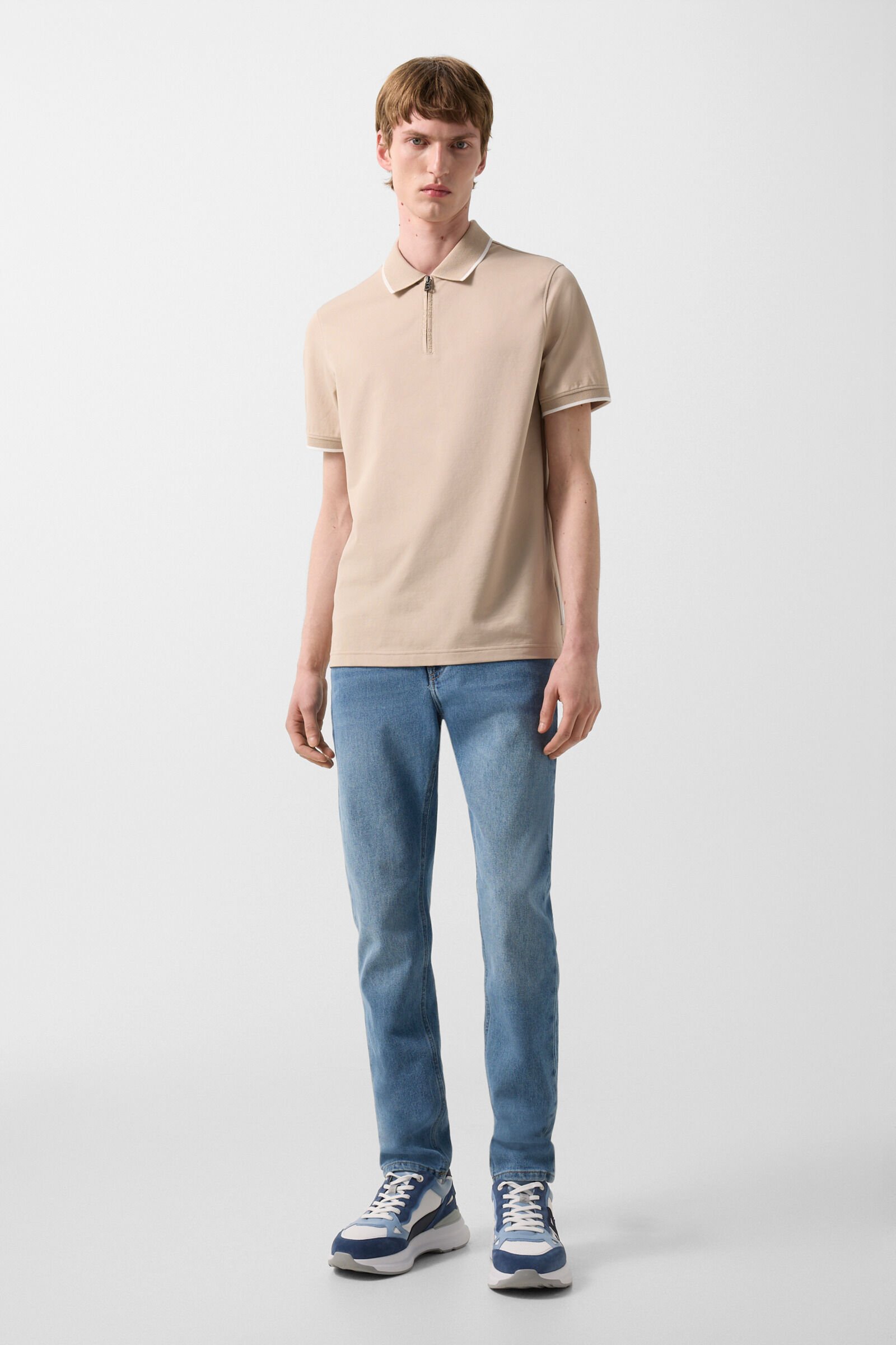 Timo polo shirt Beige