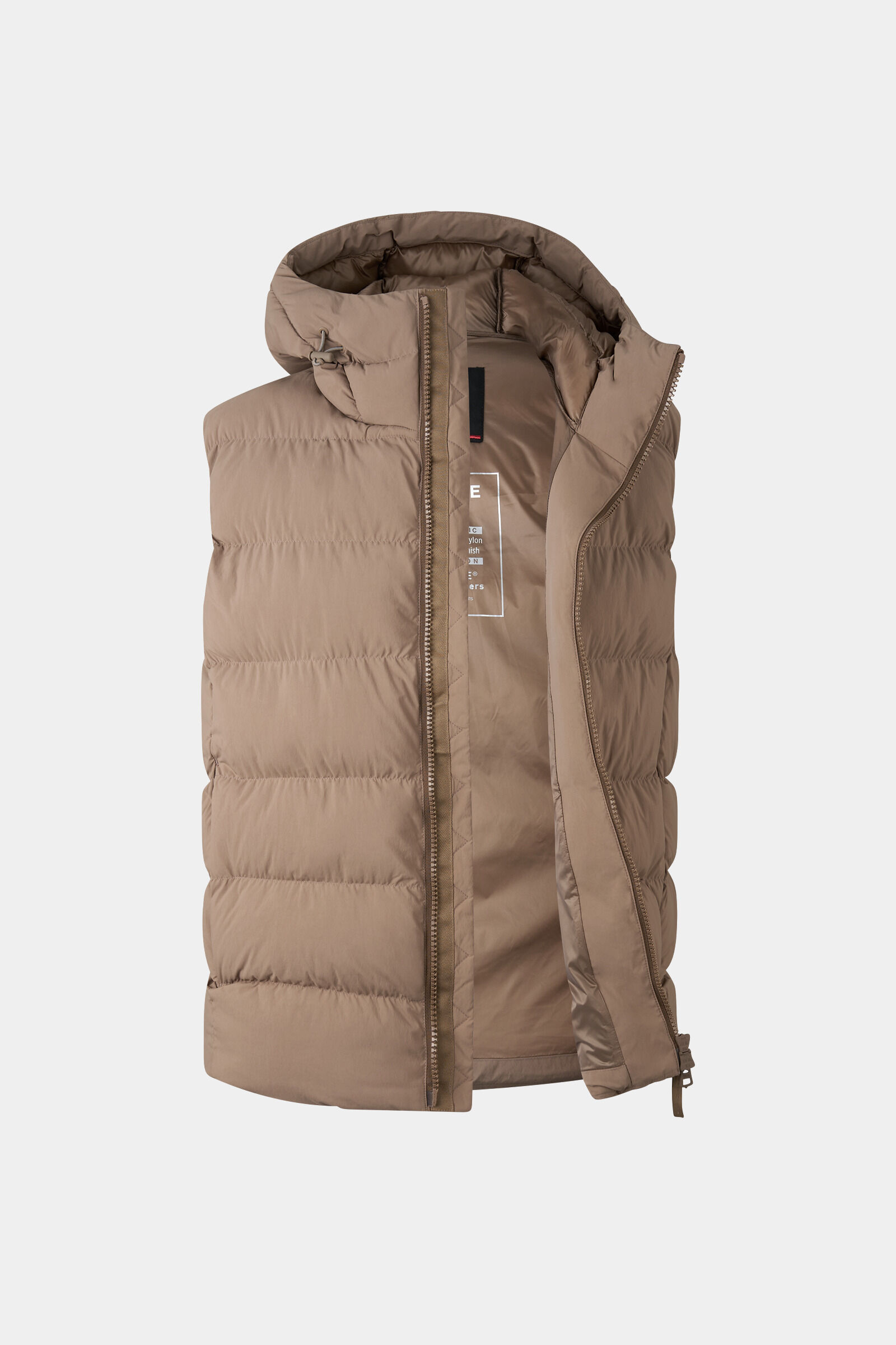 Howard quilted waistcoat Caramel