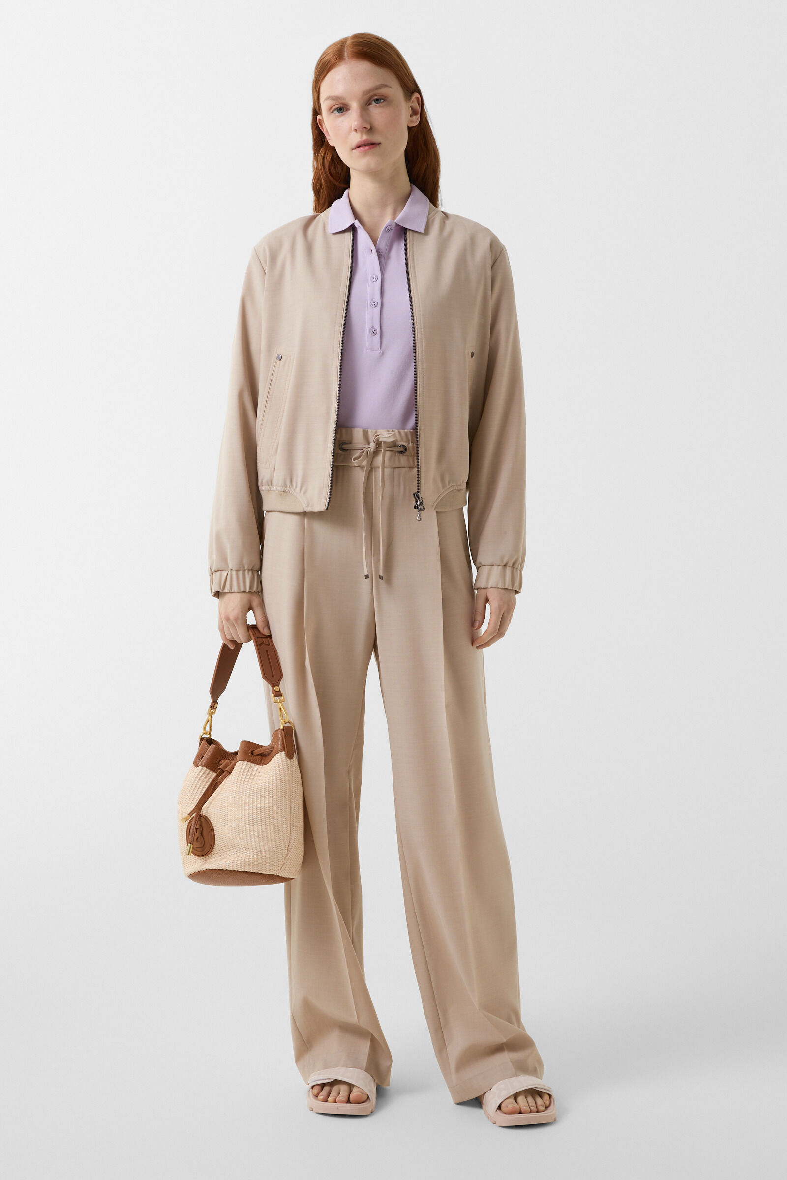 Bucket Bag Choulex Sera Ines Sand/Cognac