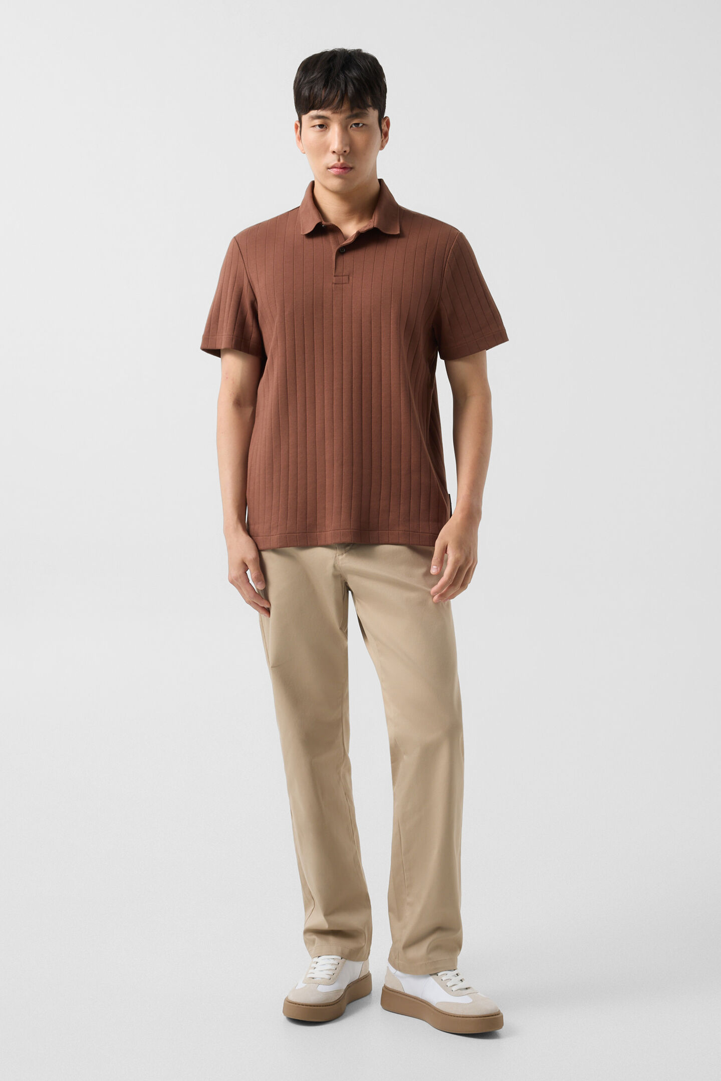 Zane polo shirt Brown