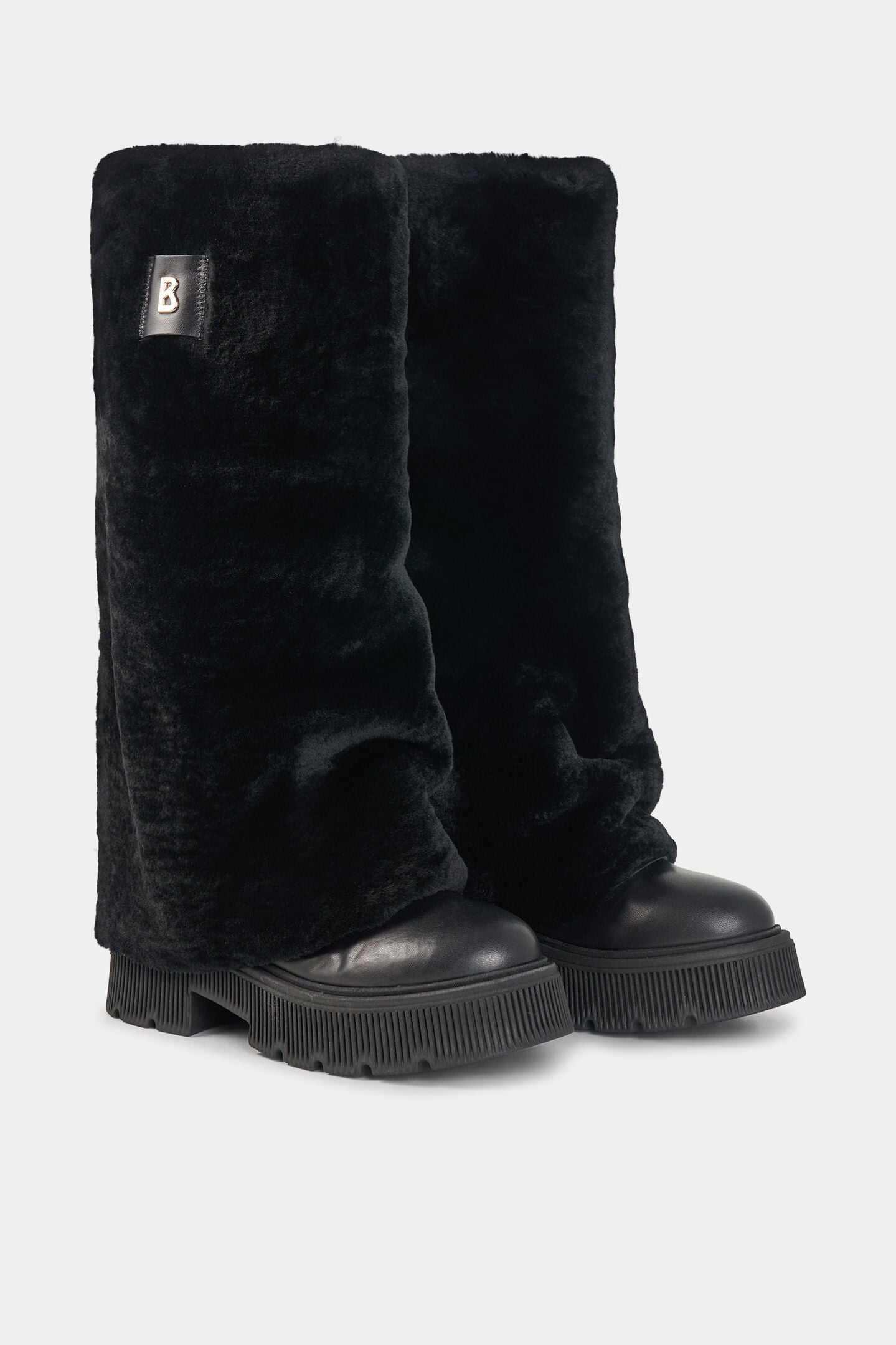 Turin lambskin boots Black