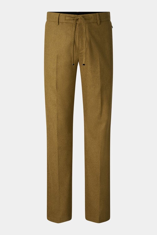 Riley Business wool mix trousers Olive