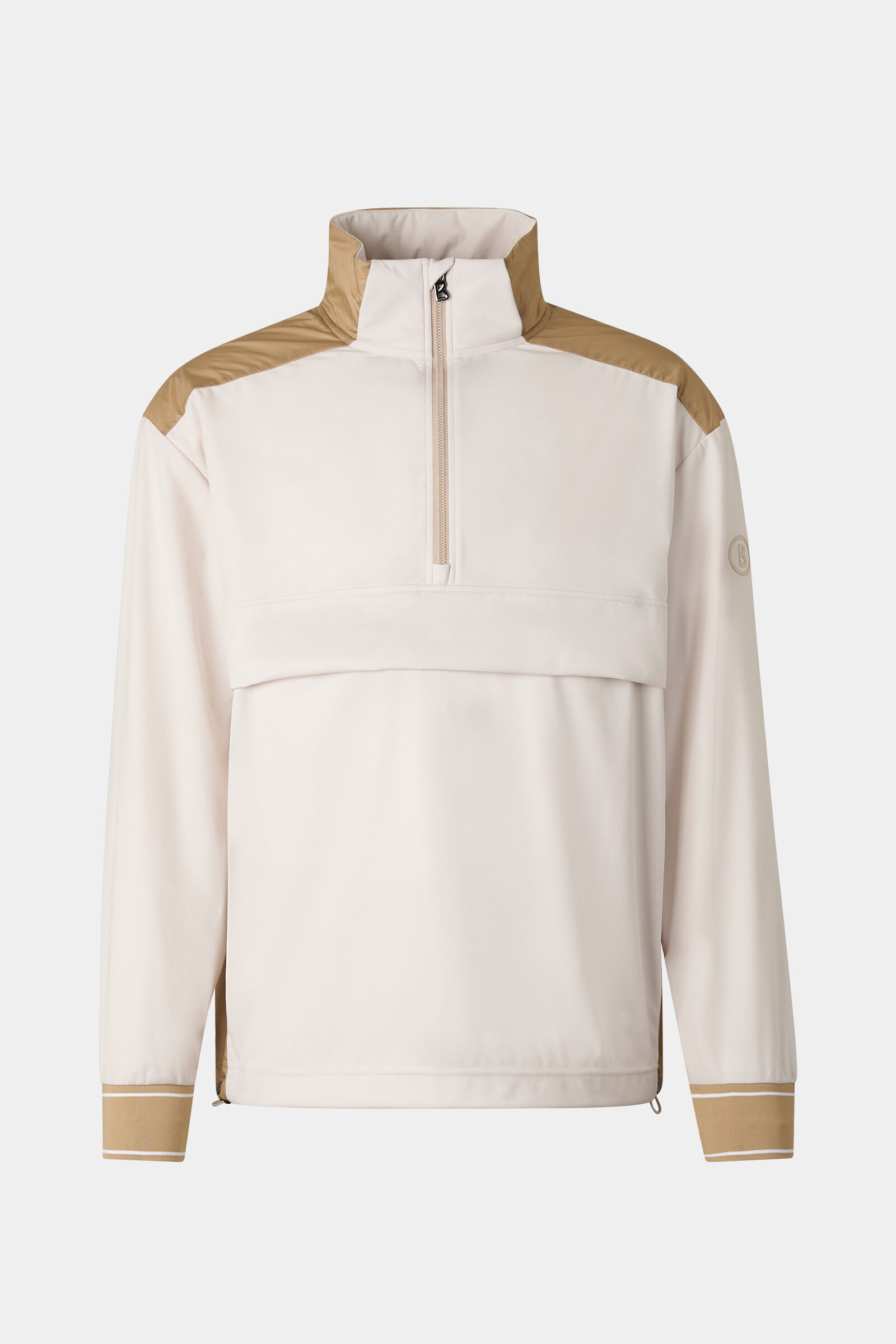 Cagri lichtgewicht jas Cr&egrave;me/karamel