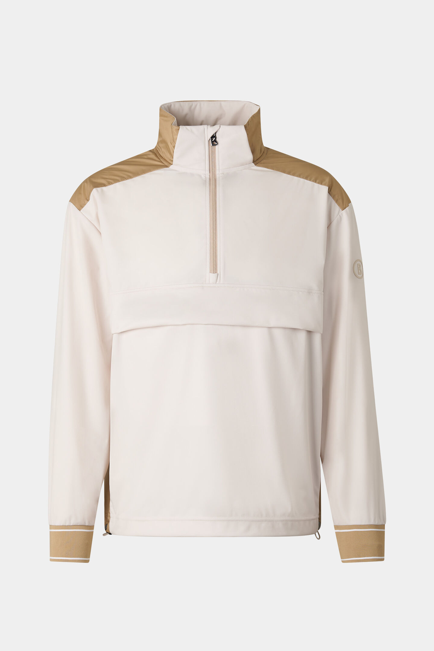 Cagri lichtgewicht jas Cr&egrave;me/karamel